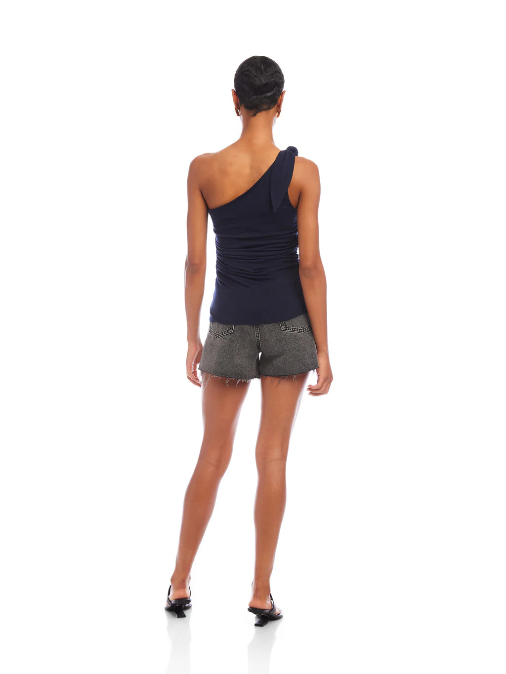 HARPER ONE-SHOULDER TIE-TOP
