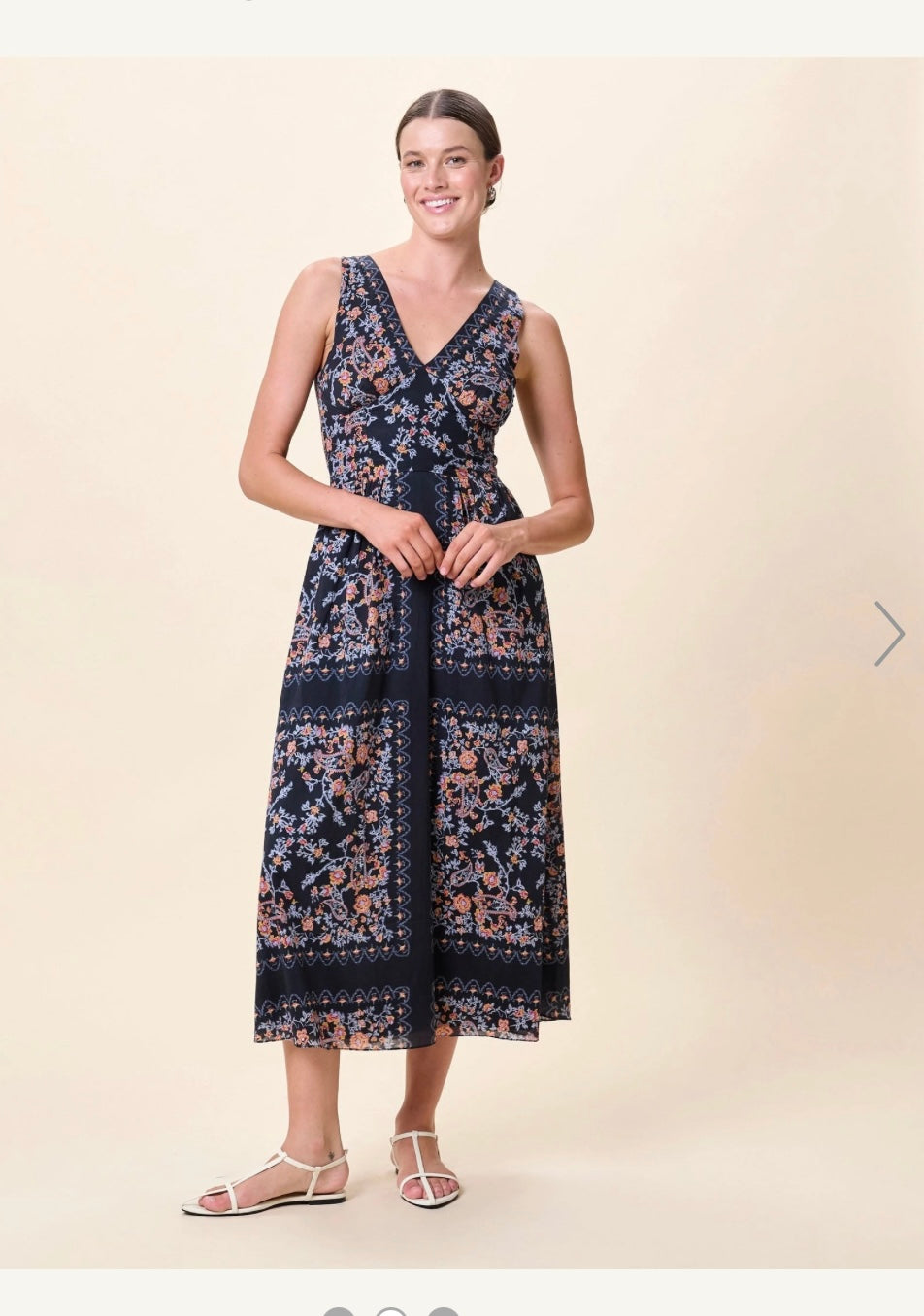 CONSTANCE ANKLE DRESS | DARK LA RAMOS