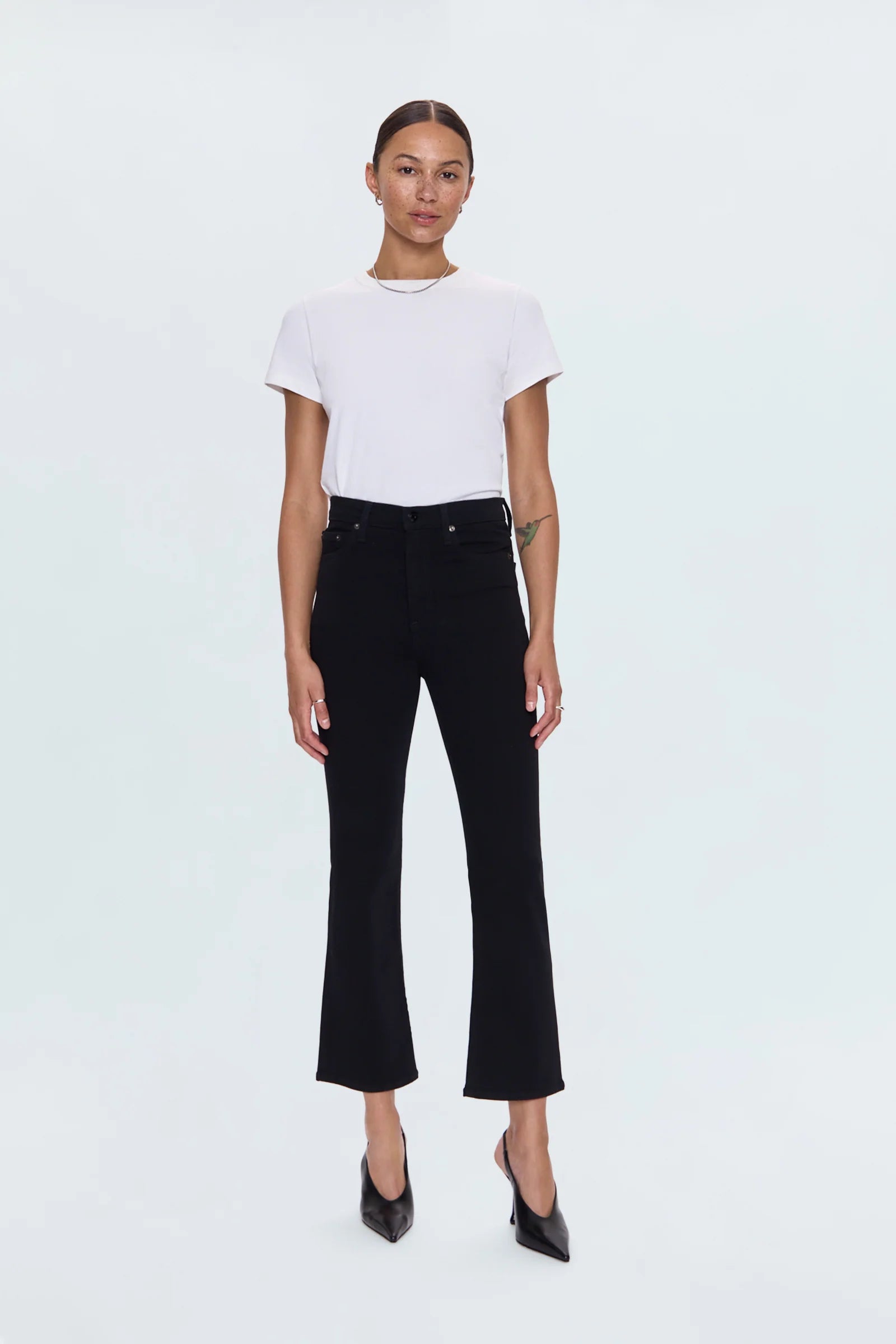 LENNON HIGH RISE BOOT JEAN - NOIR