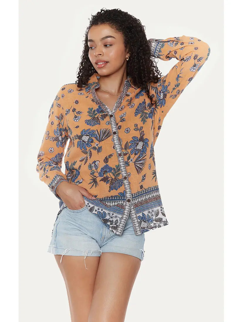 Quilted Glimpses Button Down