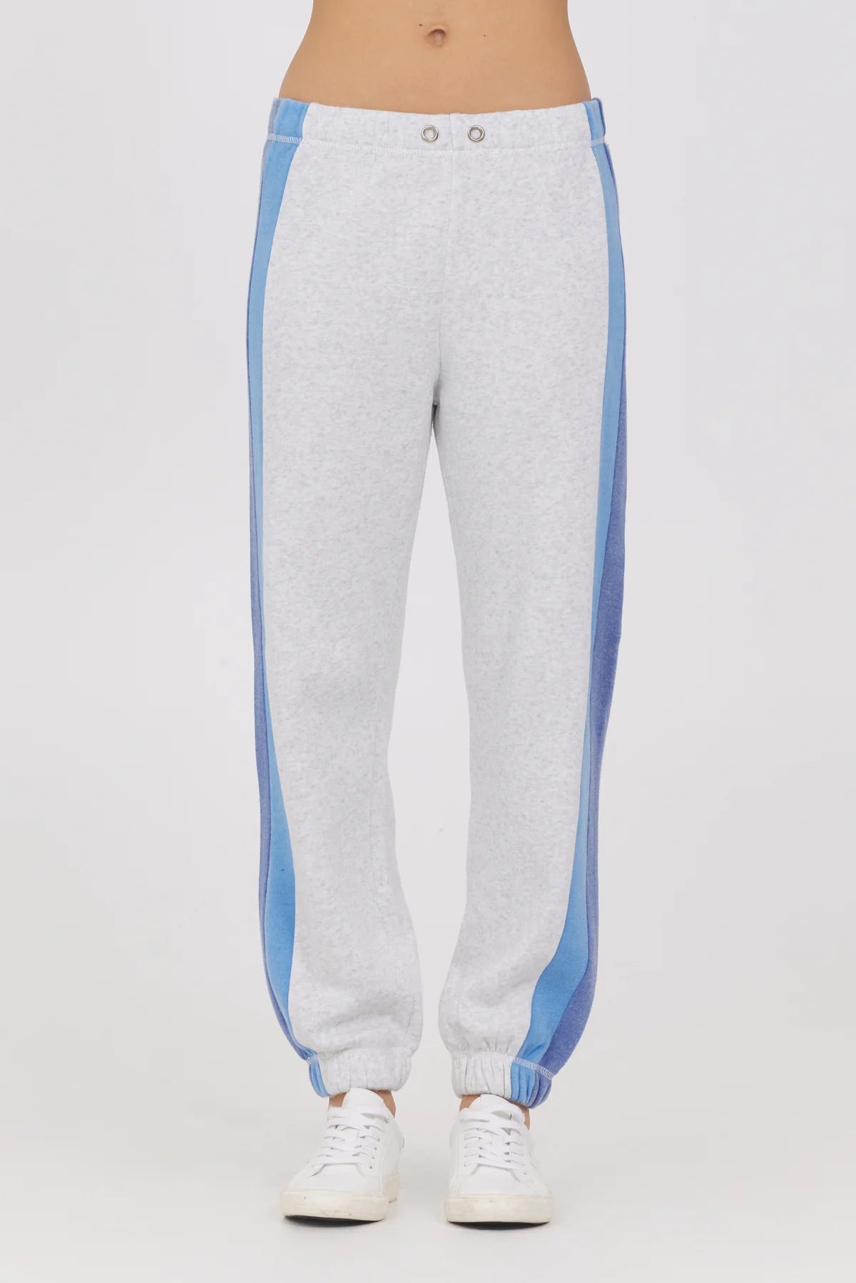 COLOR BLOCK BURNOUT FLEECE JOGGER