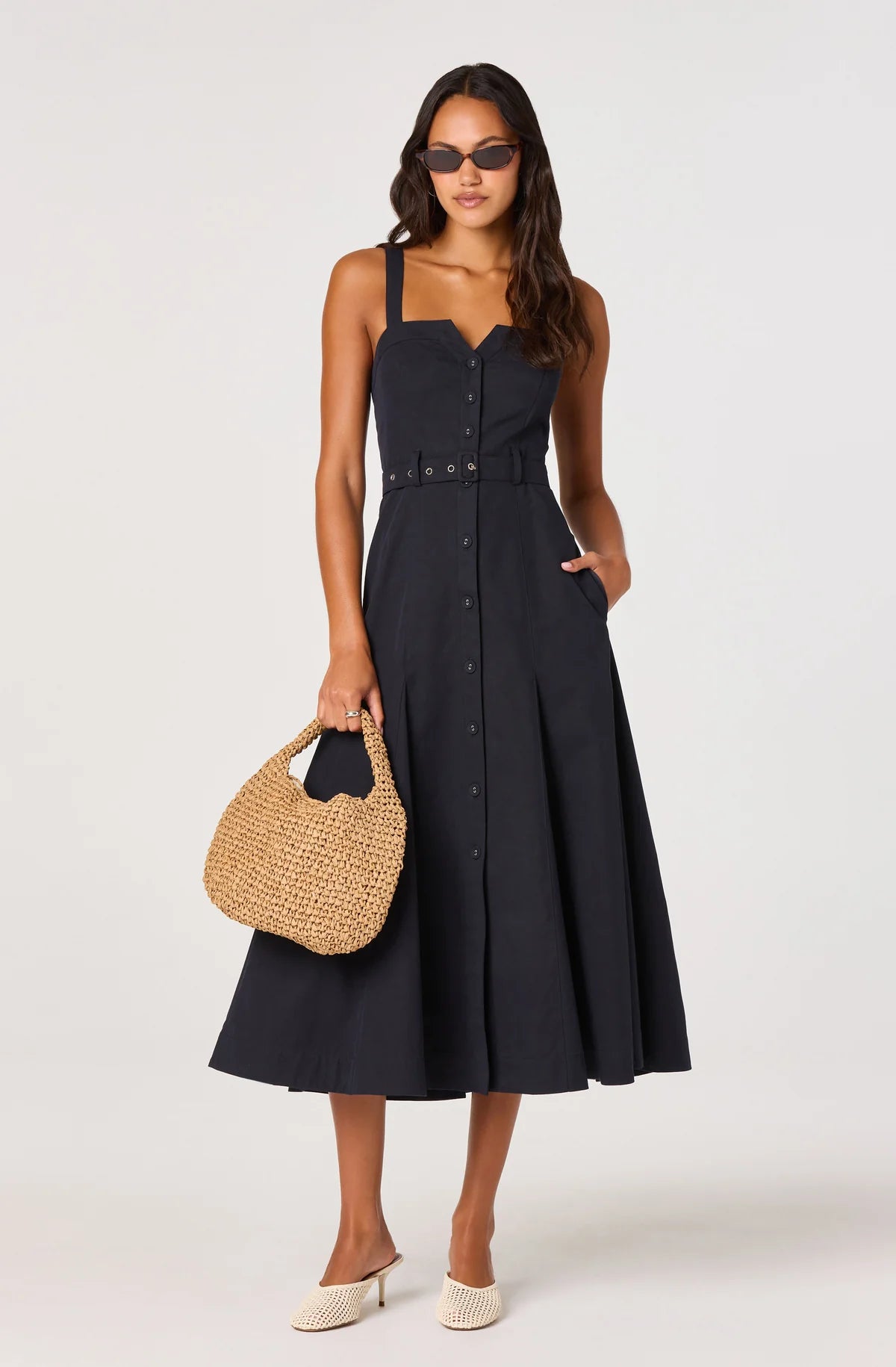 McKinley Button-Front Midi Dress – The S.E.E. Boutique McKinley Button-Front Midi Dress – The S.E.E. Boutique