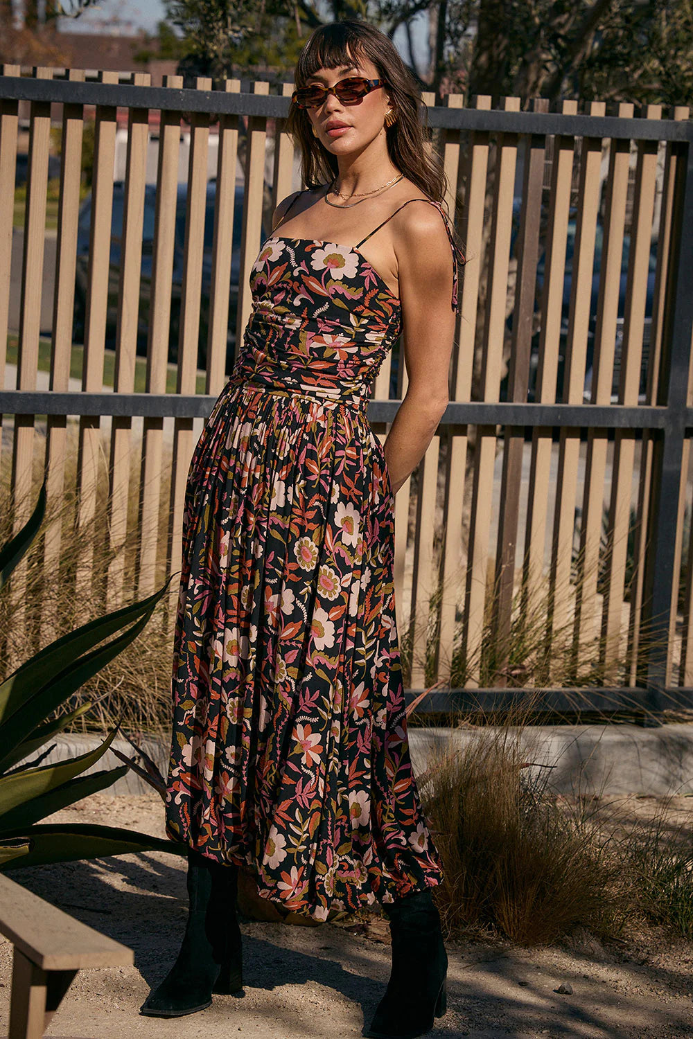 CALYSTA MIDI DRESS