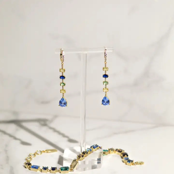 Jagger Earrings- Azure