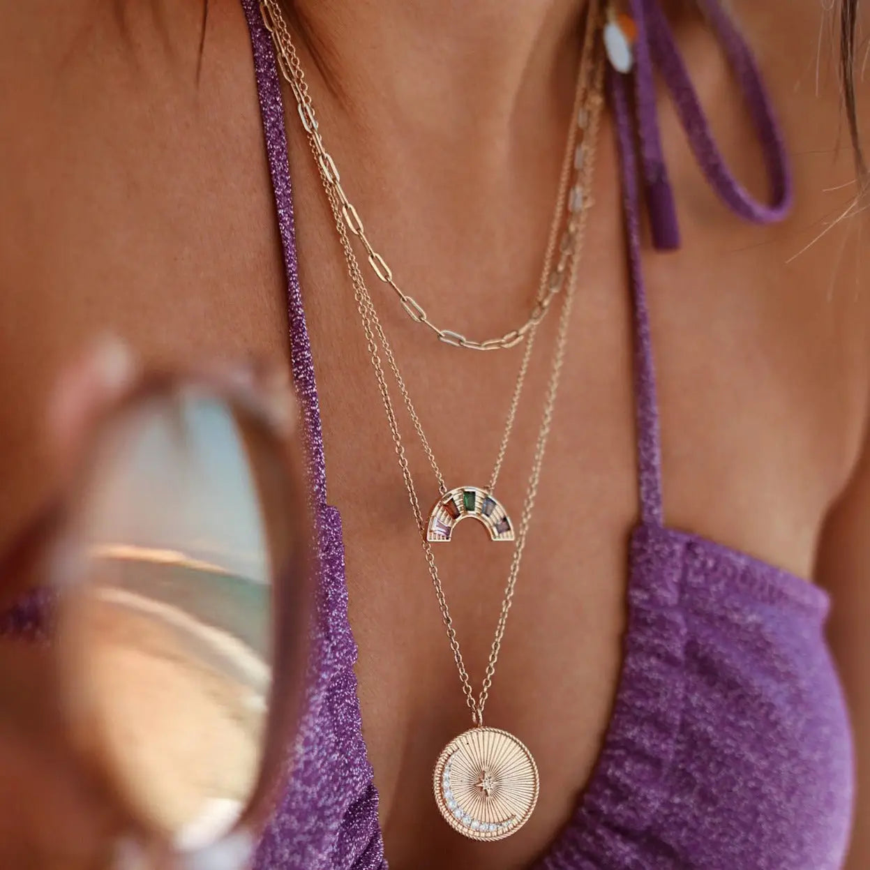 Celestial Coin Pendant