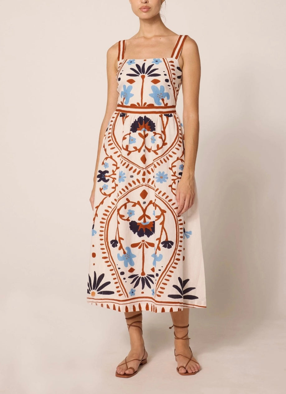 CARMEN MIDI DRESS | LILIANA