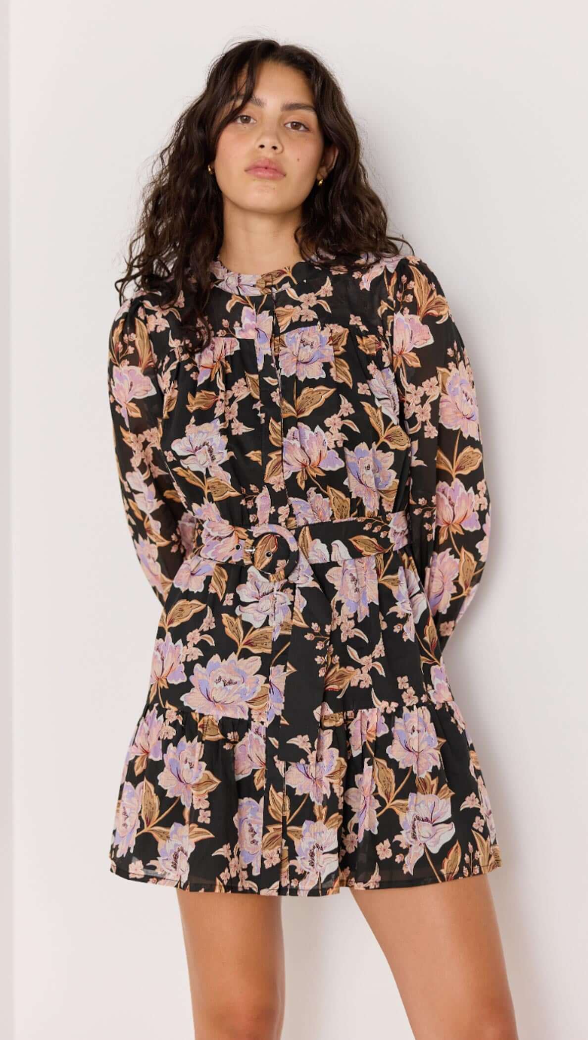 WILLOW BELTED MINI DRESS