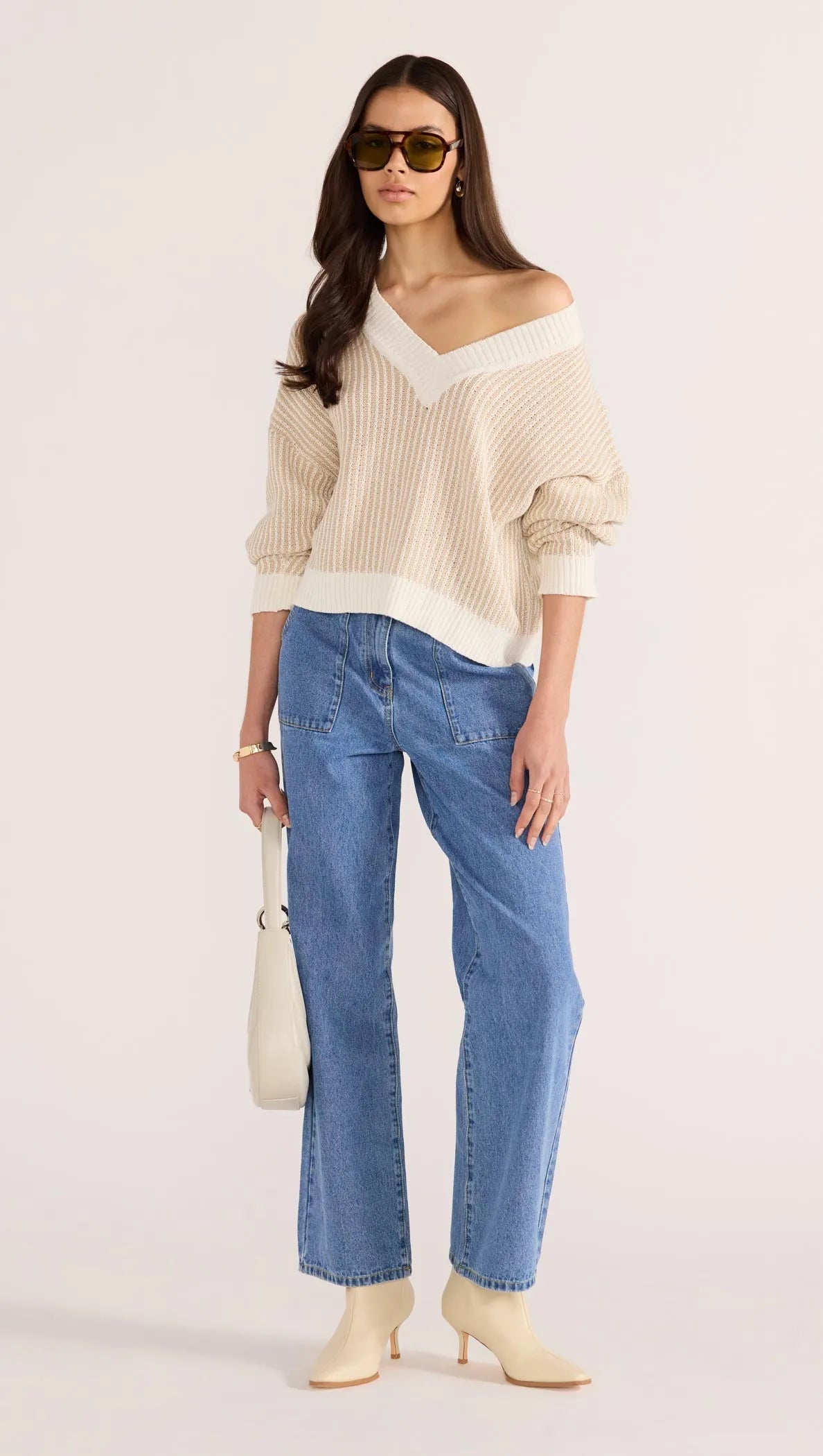 MEGAN V-NECK SWEATER