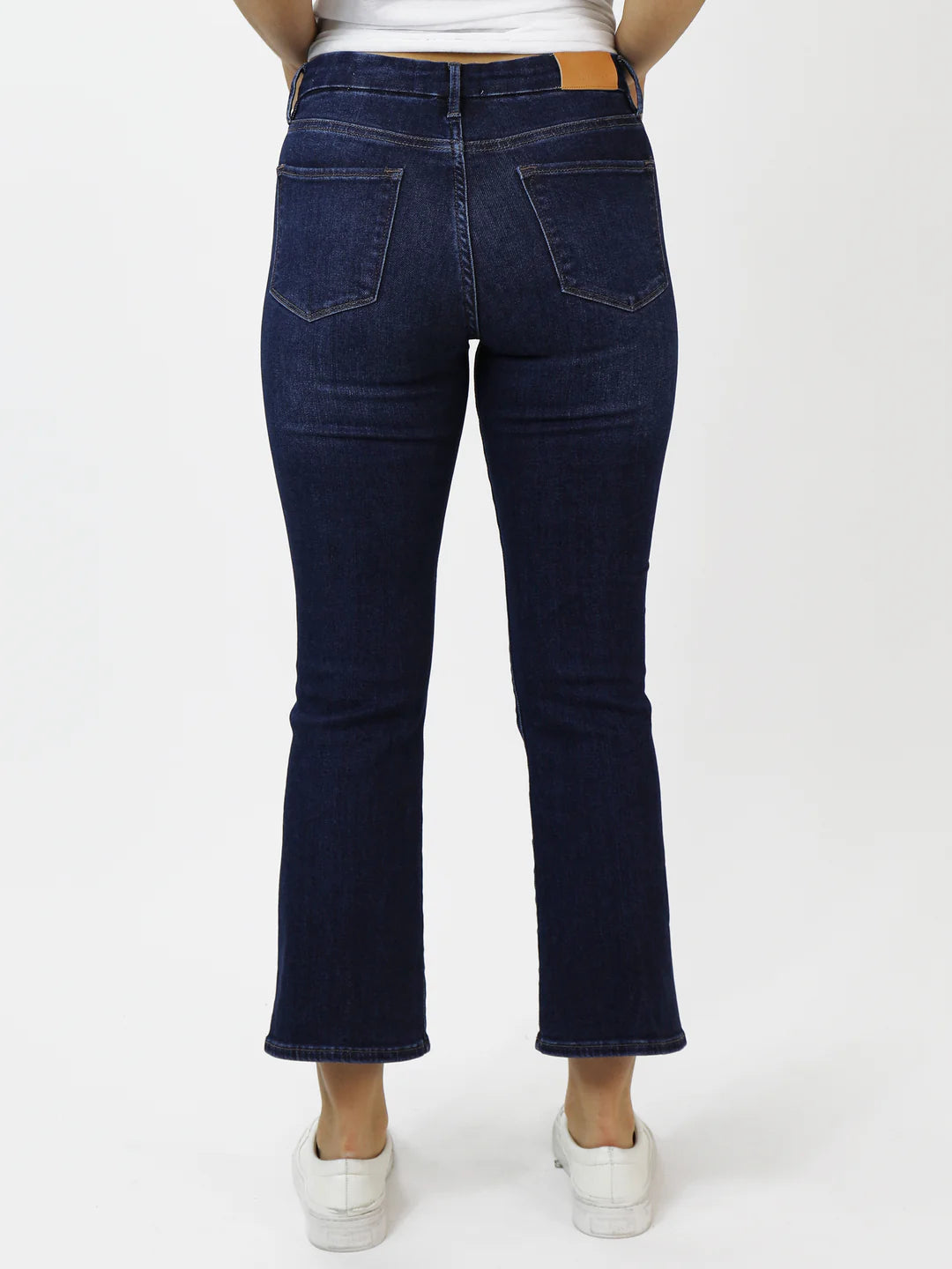 JEANNE SUPER HIGH RISE CROPPED FLARE JEANS RICHMOND
