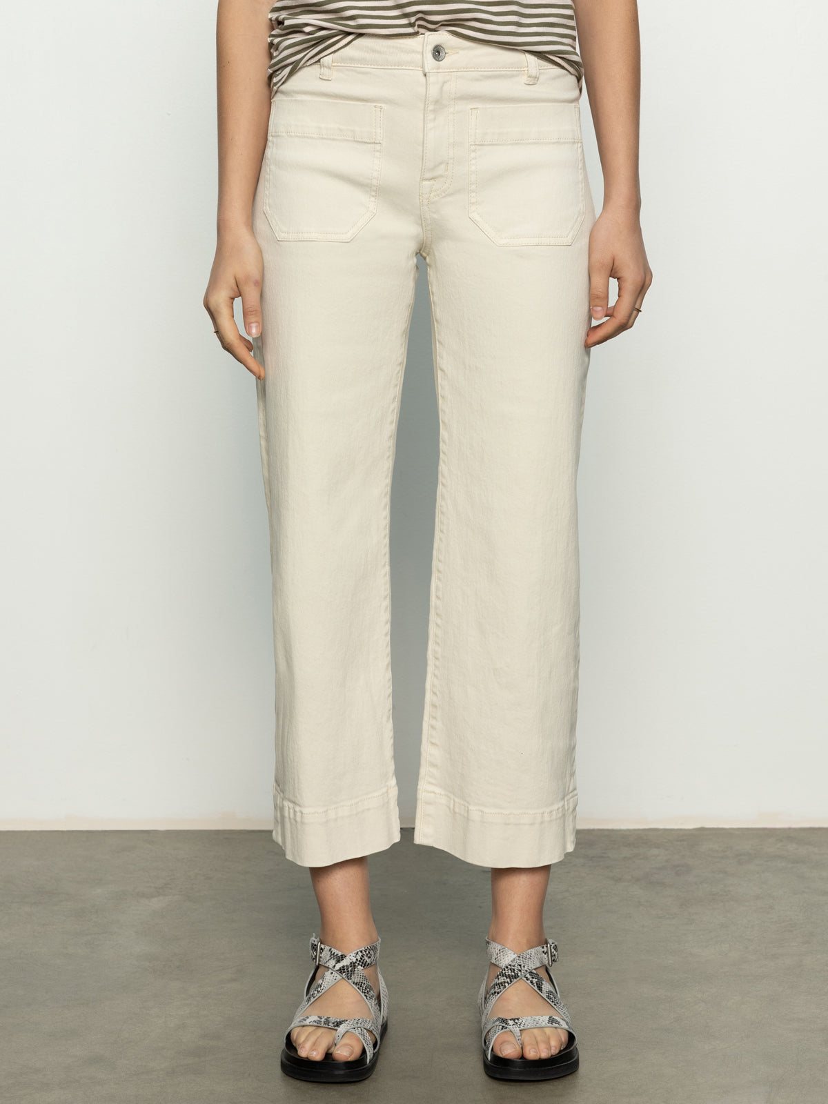 THE MARINE STANDARD RISE DENIM PANT FRENCH VANILLA
