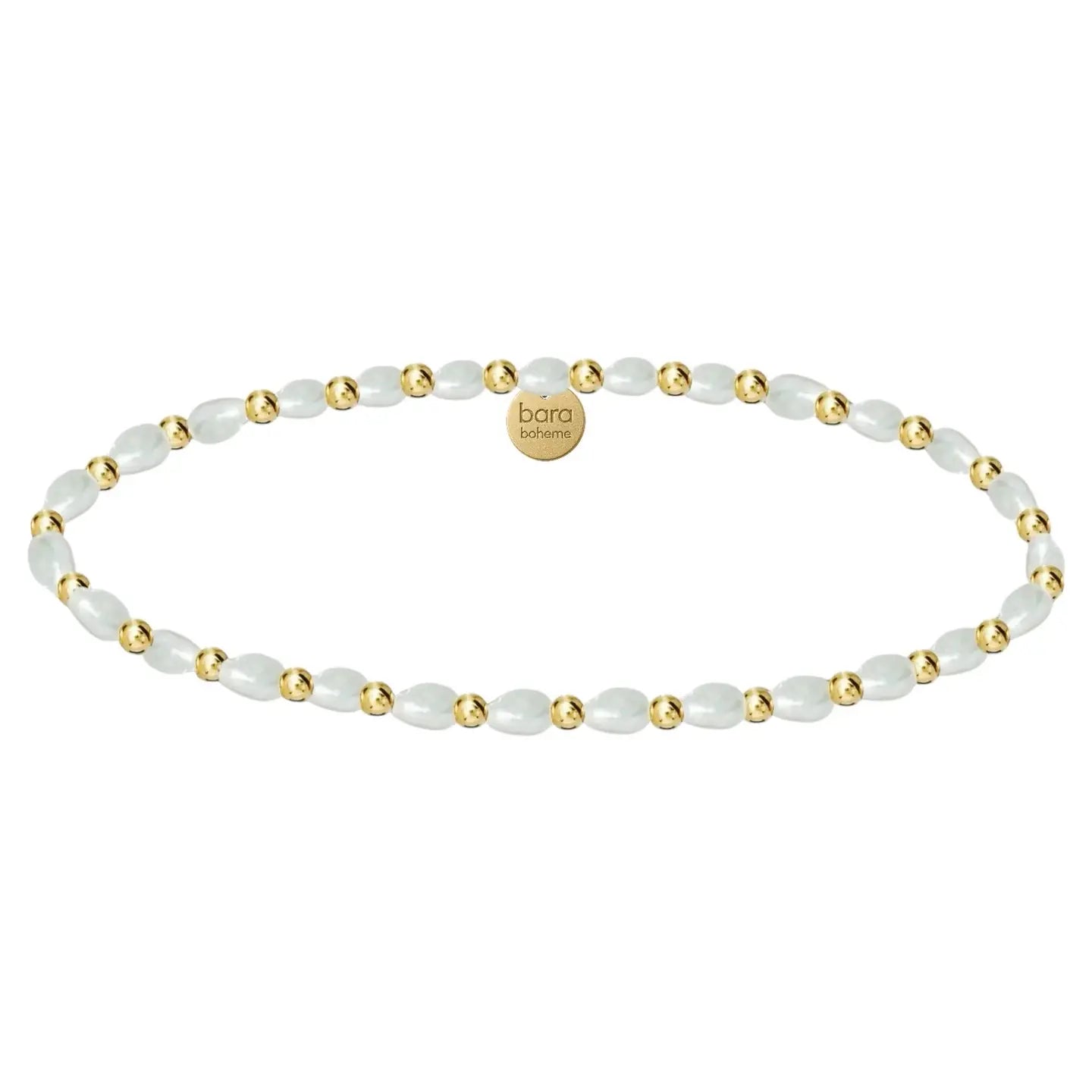 Kennedy | Gold Filled Beaded Bracelet with Pearls