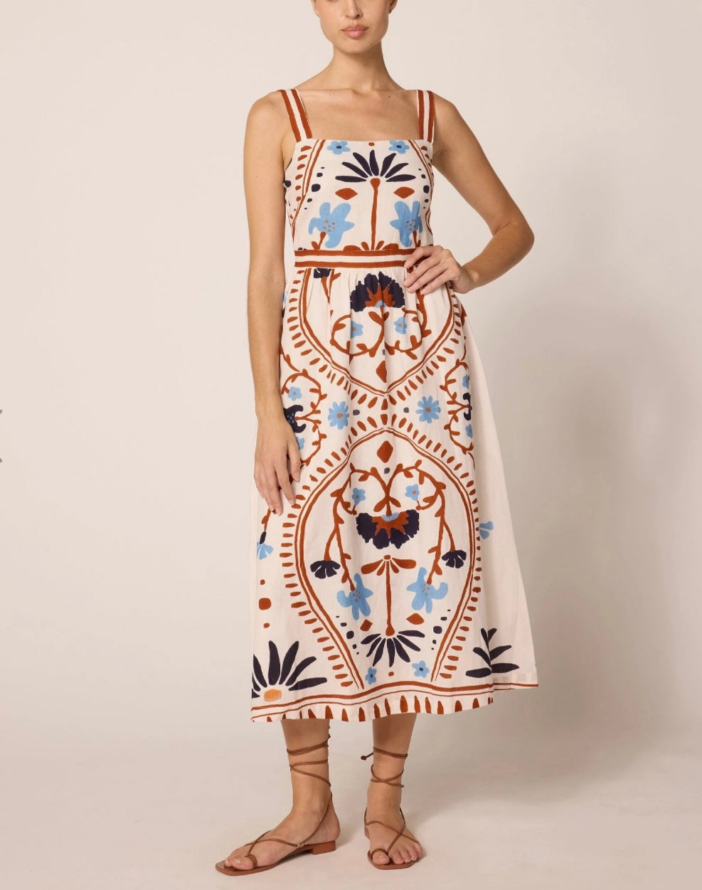 CARMEN MIDI DRESS | LILIANA