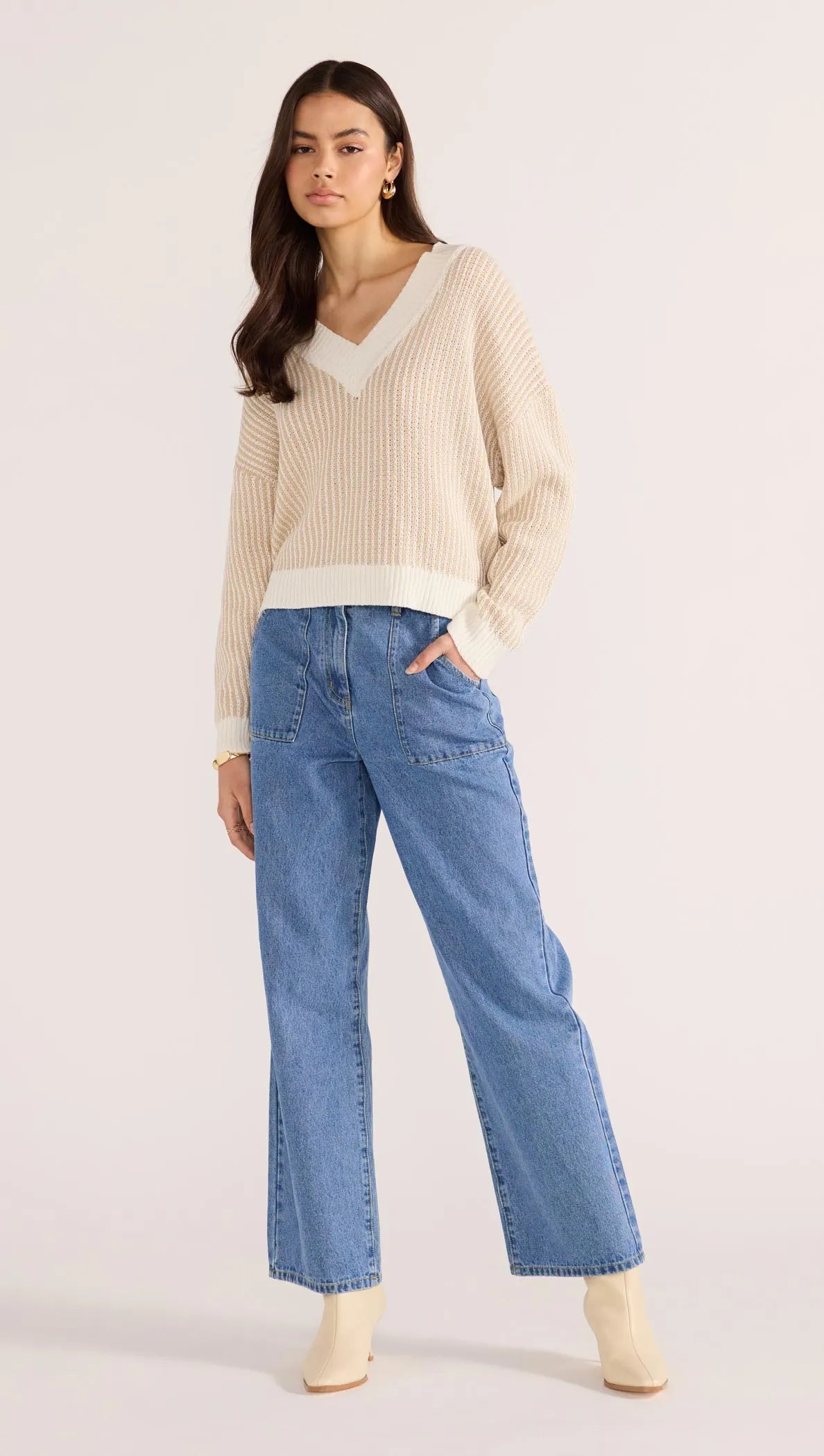 MEGAN V-NECK SWEATER