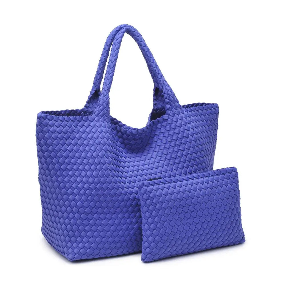 Sky's the Limit - Large Woven Neoprene Tote