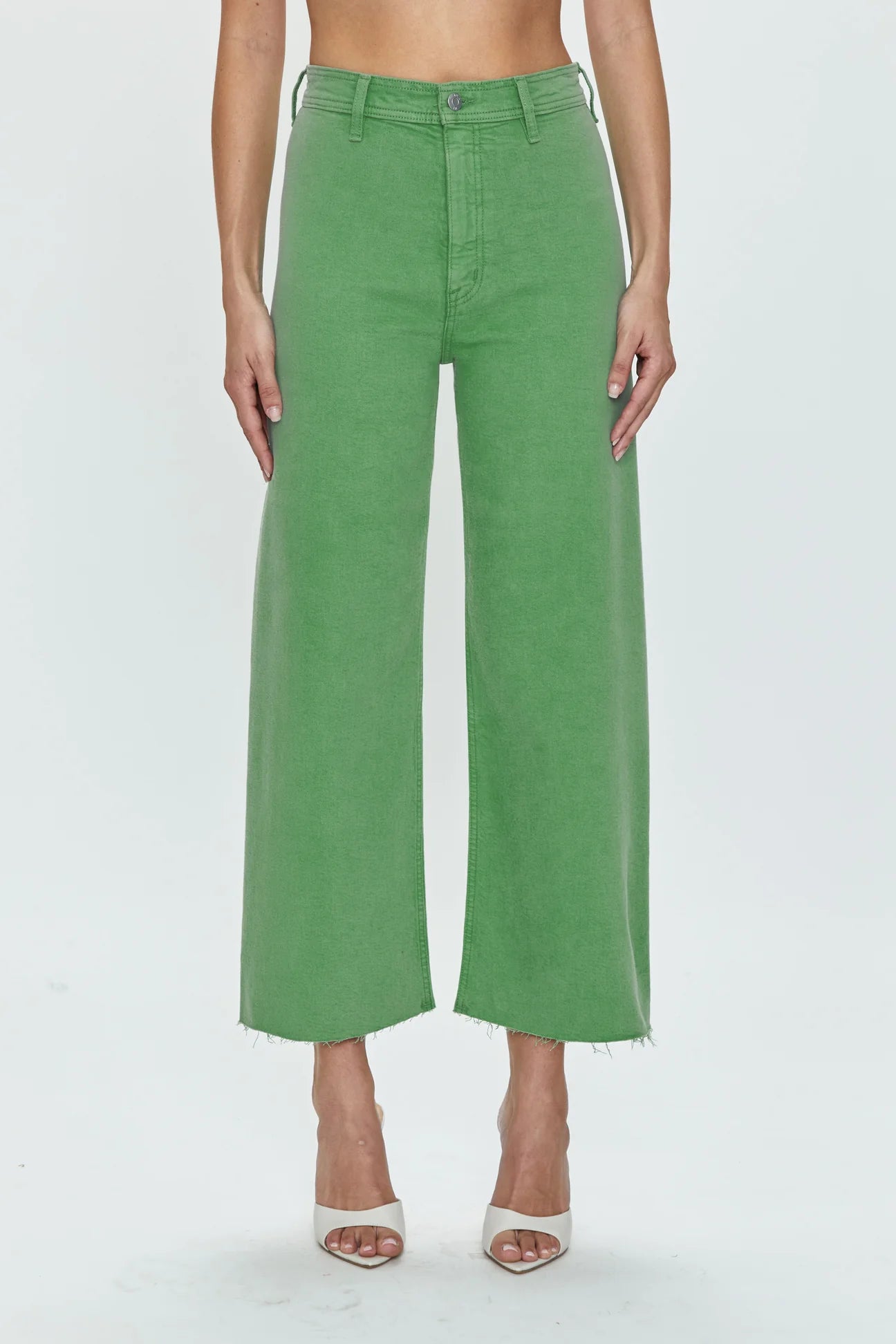 PENNY HIGH RISE WIDE LEG - AVOCADO