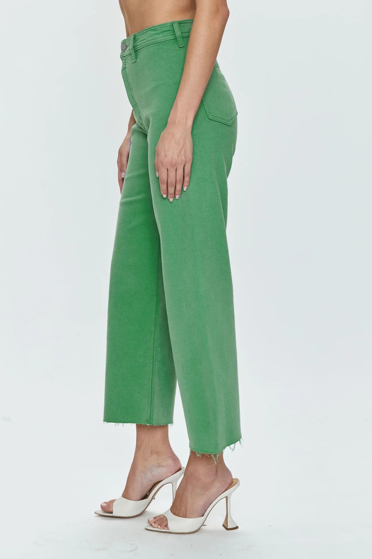 PENNY HIGH RISE WIDE LEG - AVOCADO