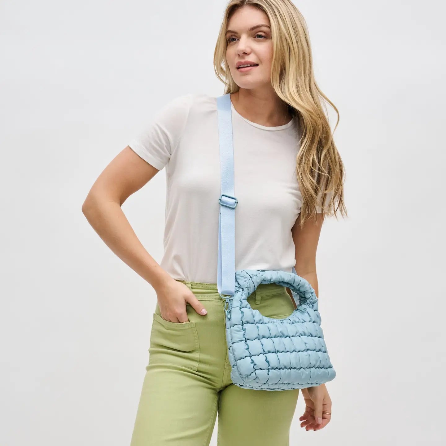 Radiance Quilted Puffer Nylon Crossbody