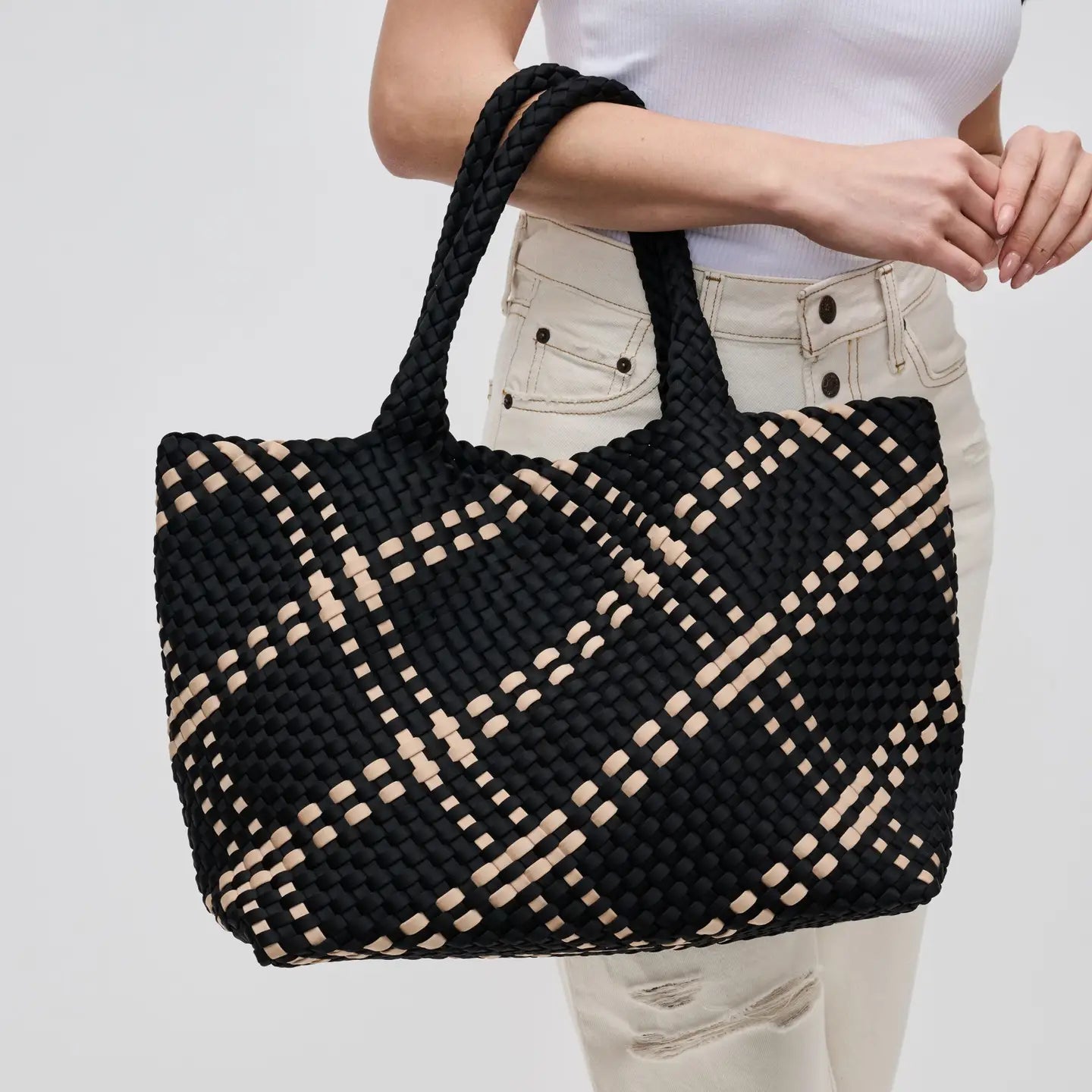 Sky's the Limit - Large Woven Neoprene Tote