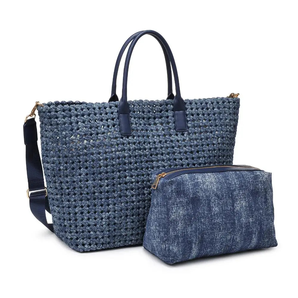 Solstice - Large Hand Woven Knot Tote
