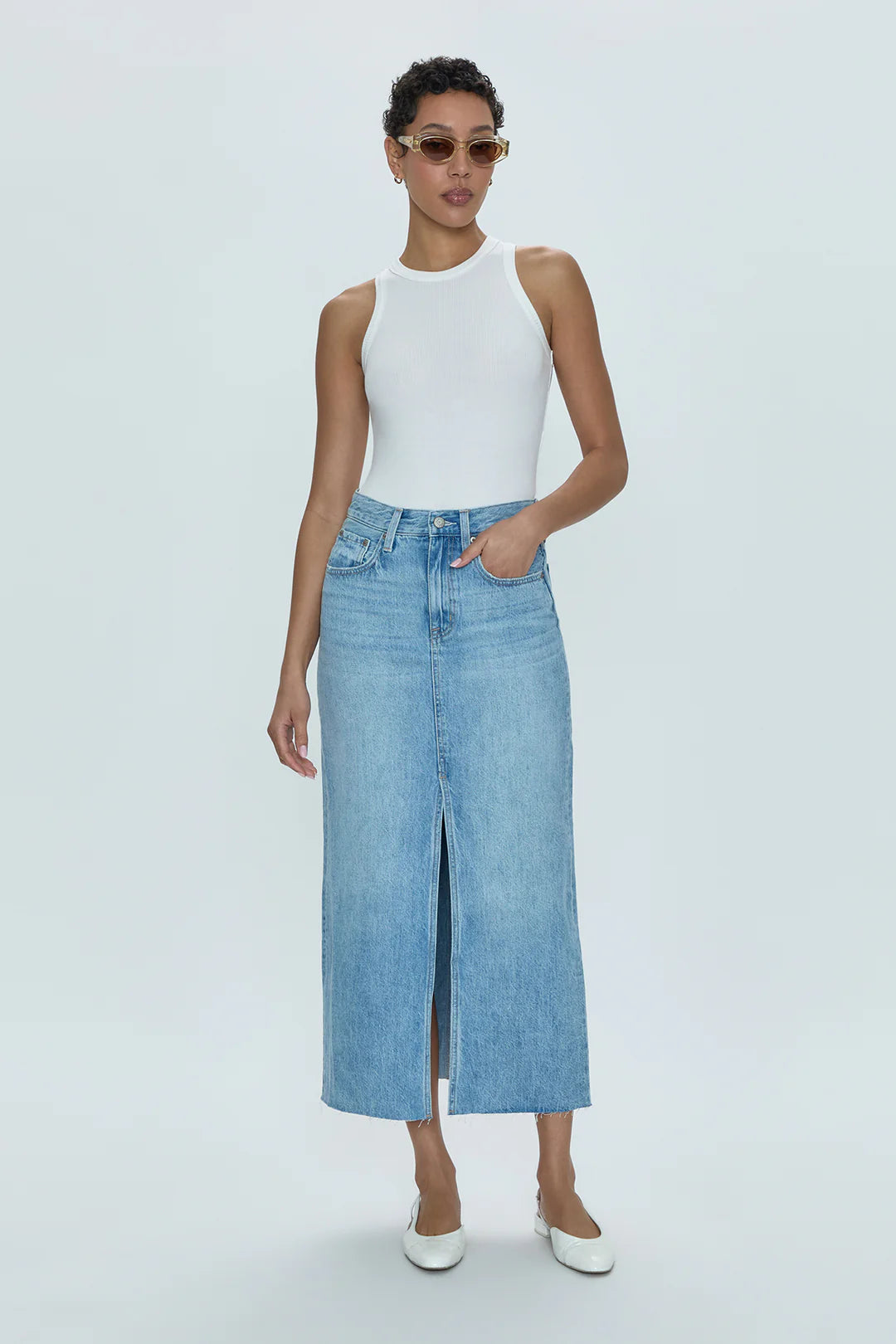 ALICE MIDI SKIRT - BROOKLYN