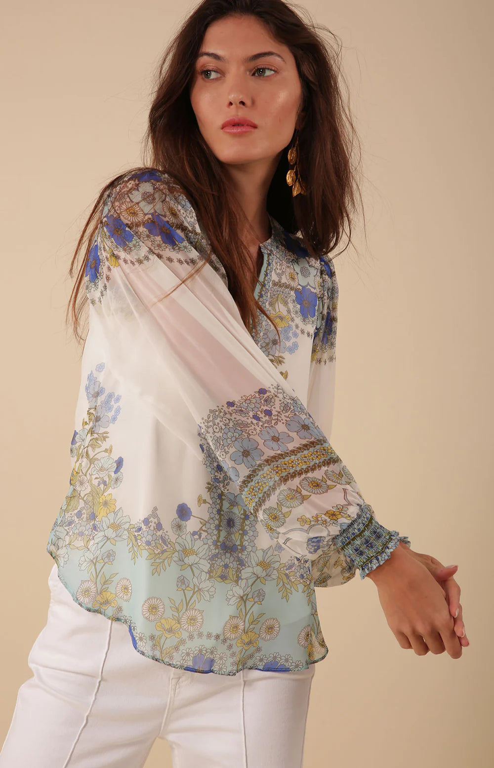 Hale Bob Nicola Silk Top