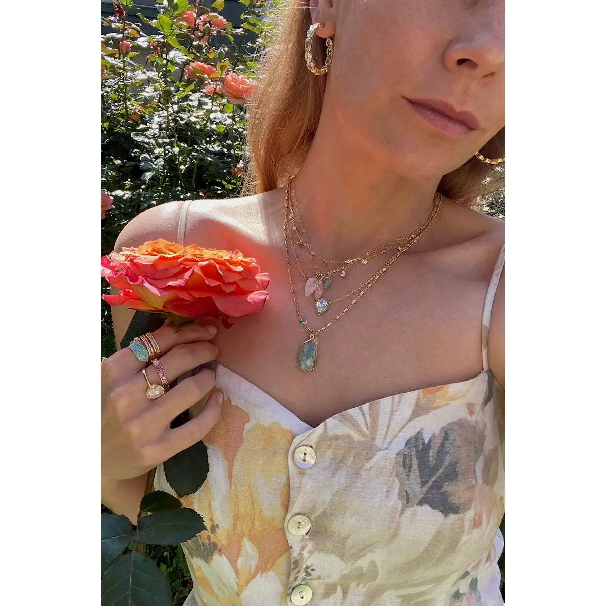 NATIVE GEM BOTANIC NECKLACE