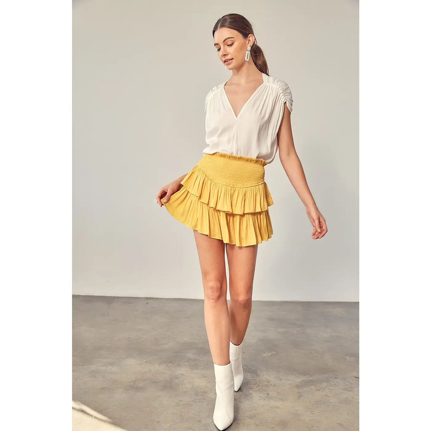 Smocked Skirt