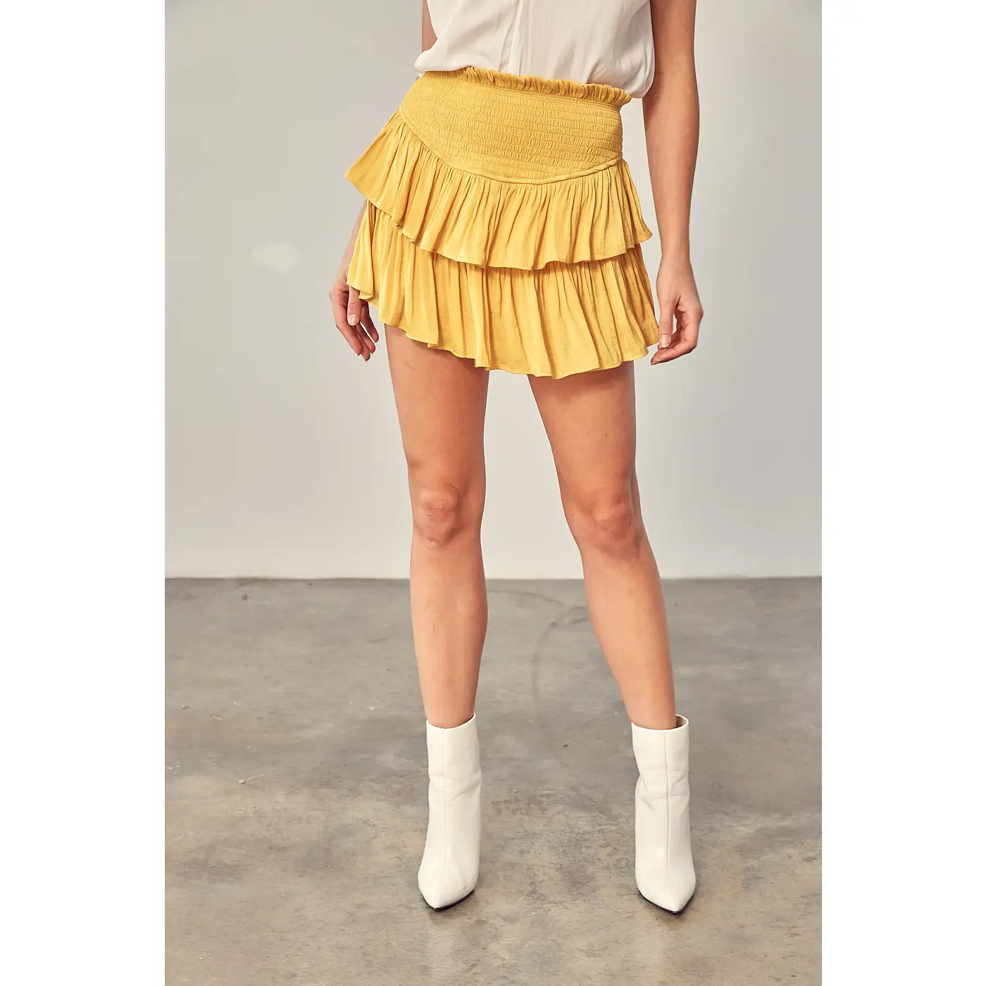 Smocked Skirt
