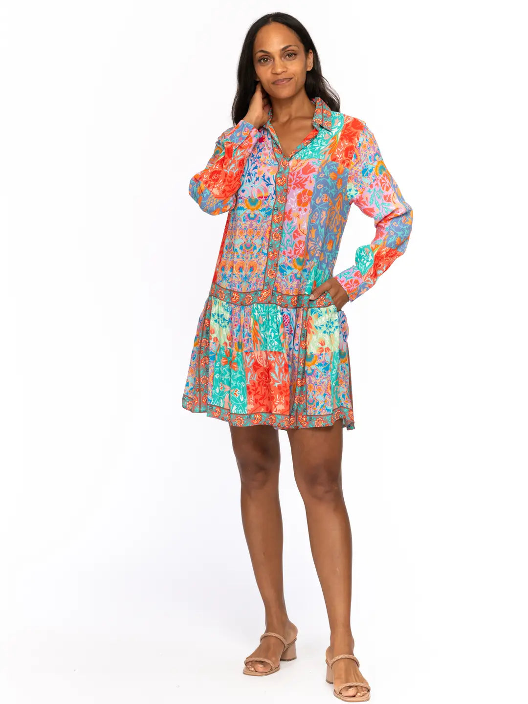 Hibiscus Hatty Flowy Dress