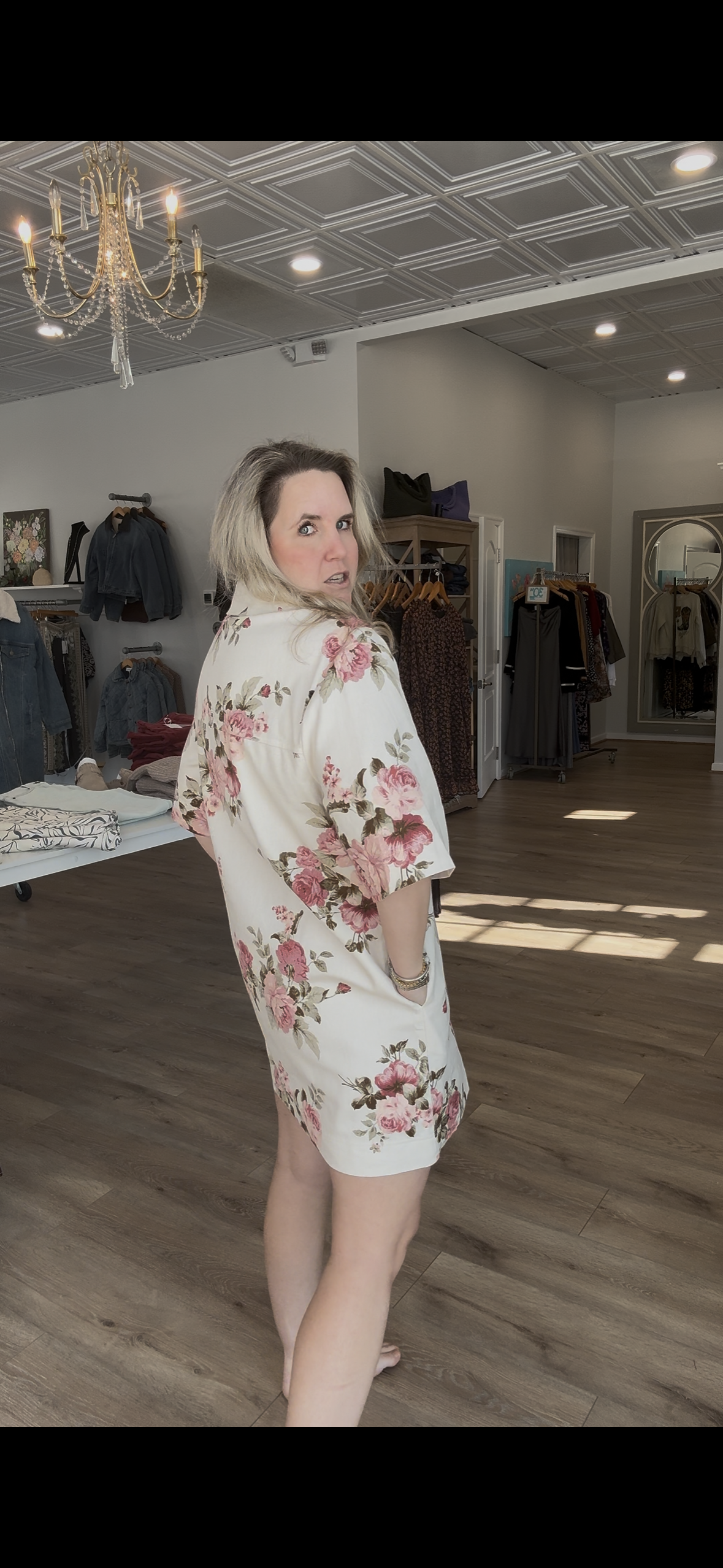 Brielle Floral Collar Dress