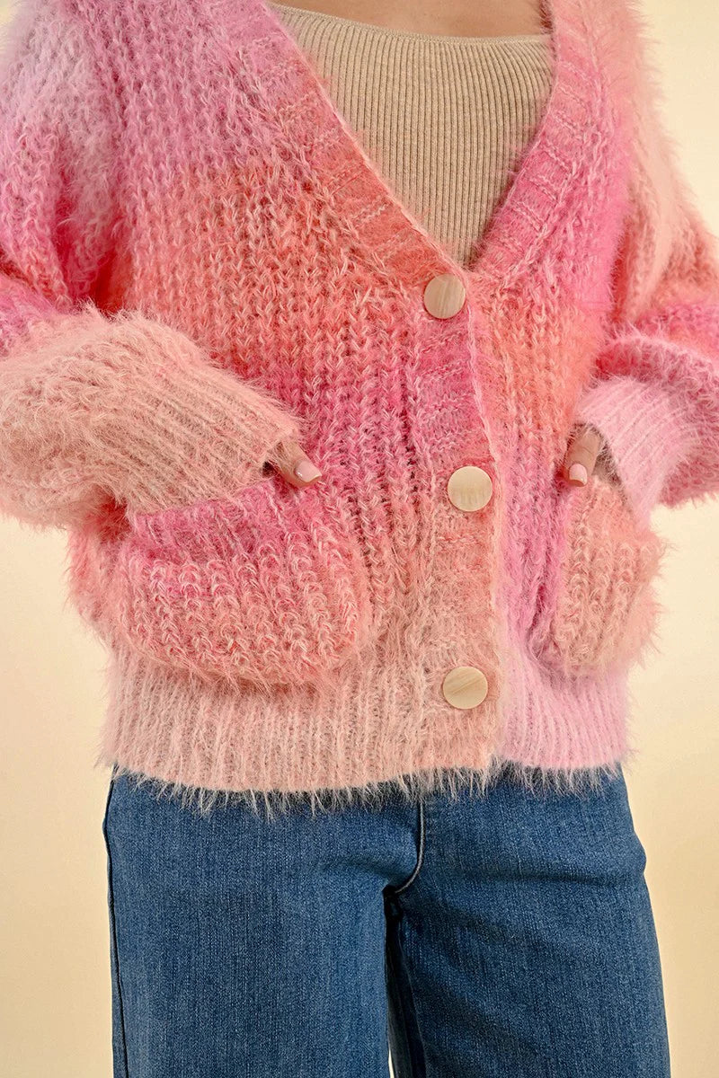 CABLE CARDIGAN