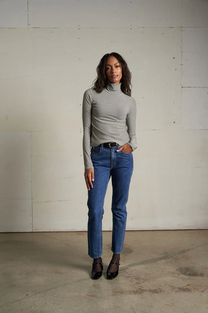 cindy stripe turtleneck