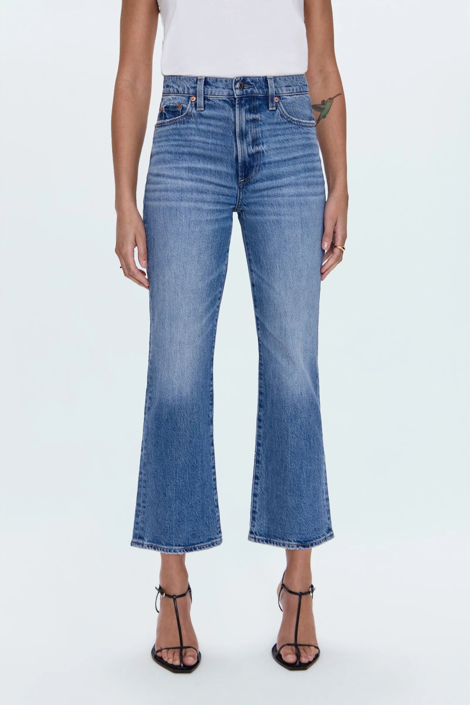 ALLY HIGH RISE ANKLE BOOT JEAN - CHARLESTON