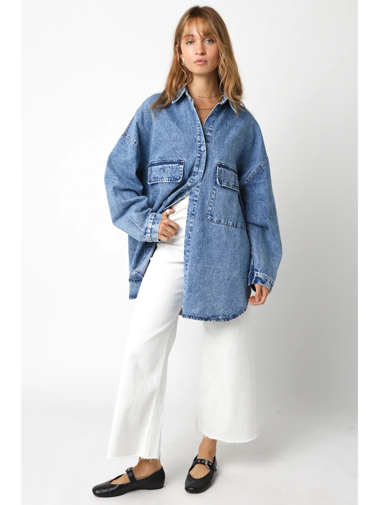 Finley Oversized Denim Shirt
