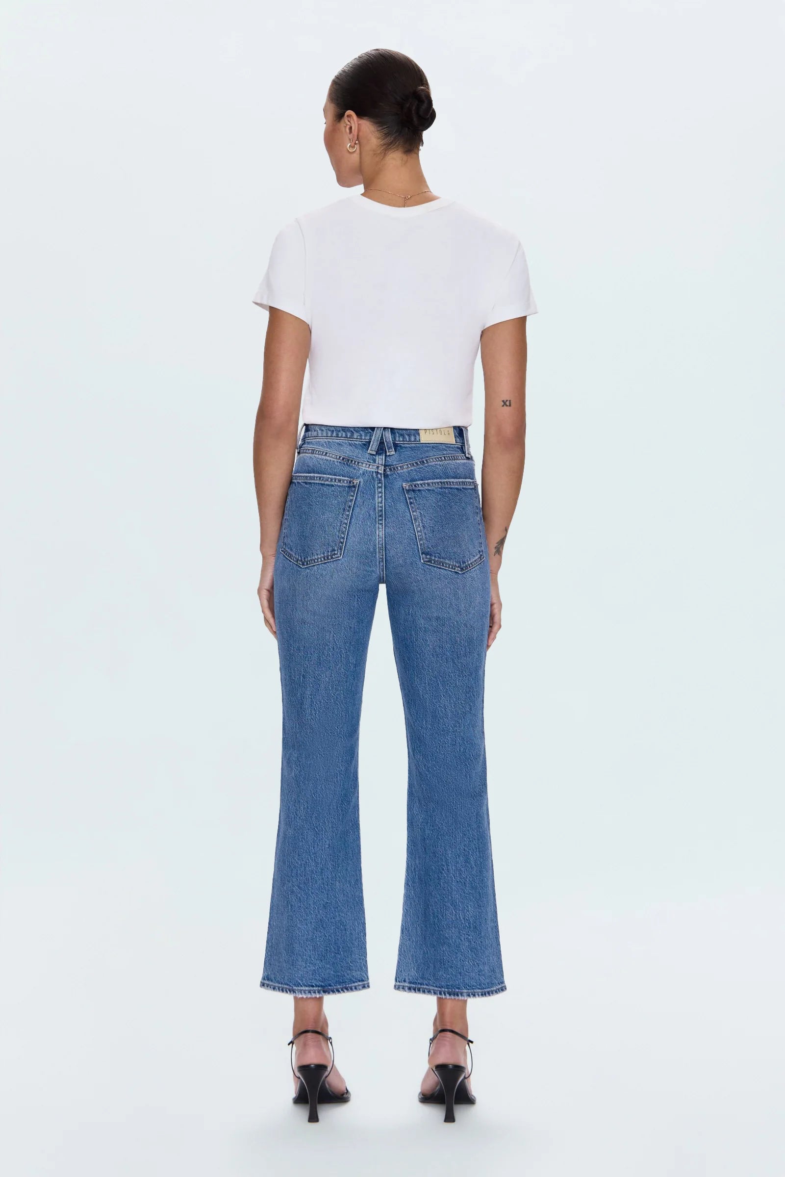 ALLY HIGH RISE ANKLE BOOT JEAN - CHARLESTON