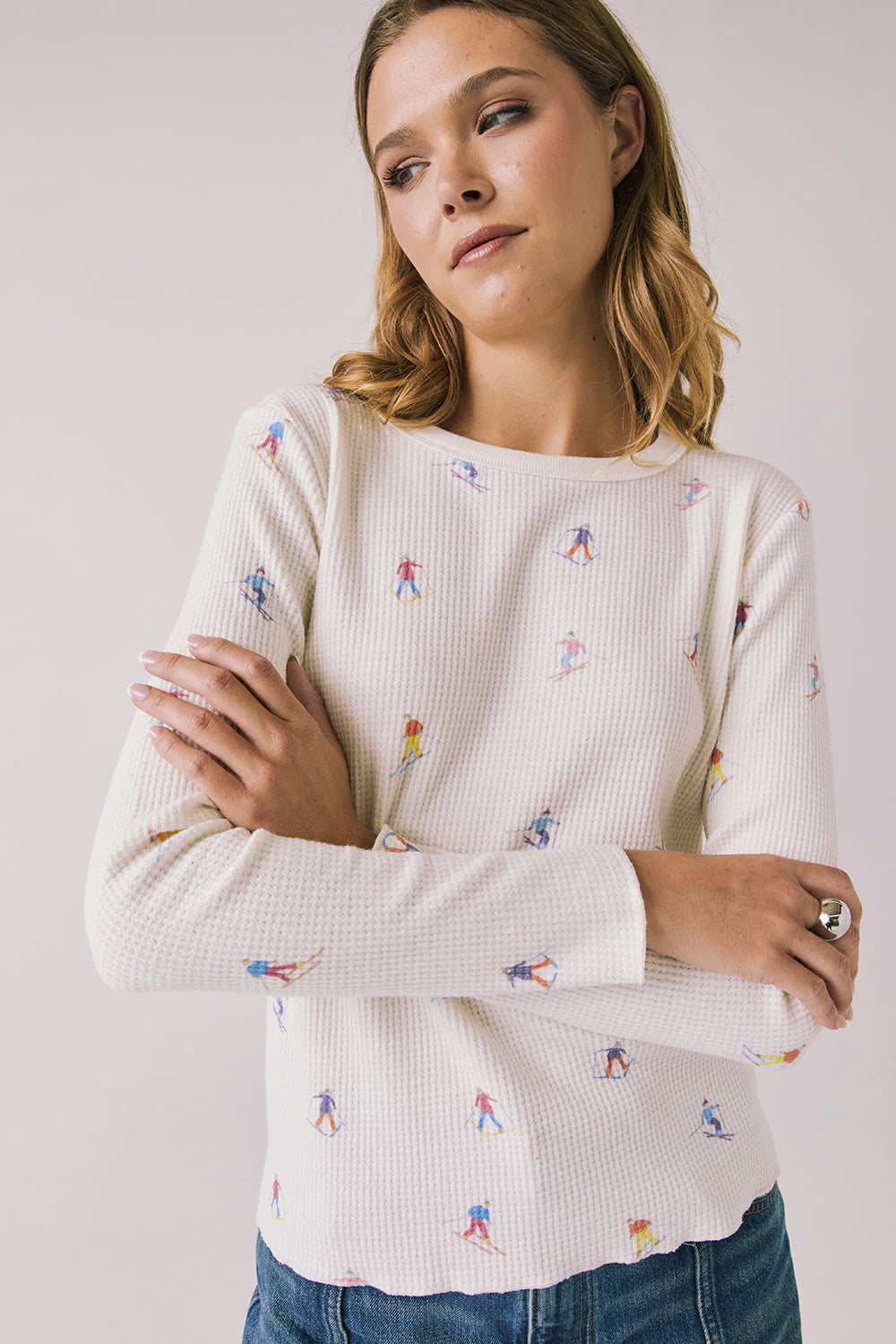 Allover Skiers Long Sleeve