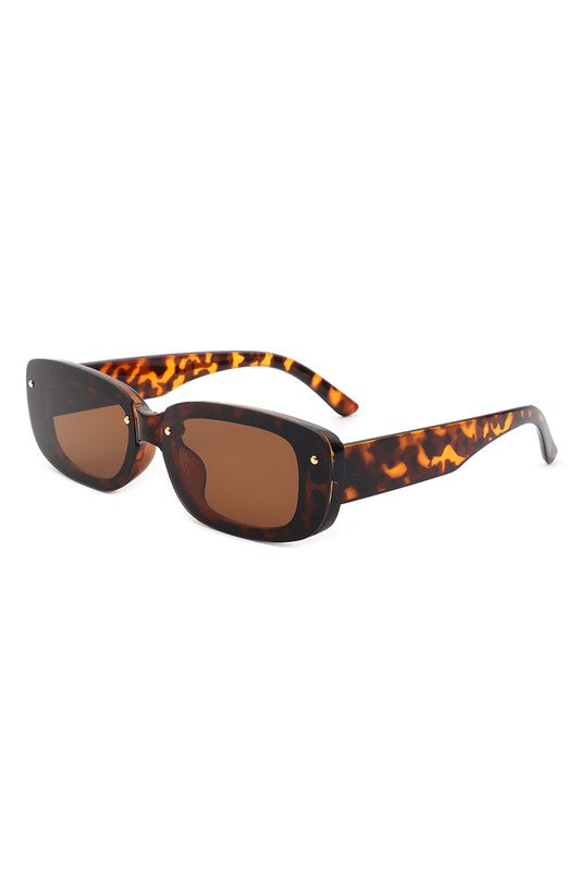 Retro Rectangle Narrow Fashion Sunglasses