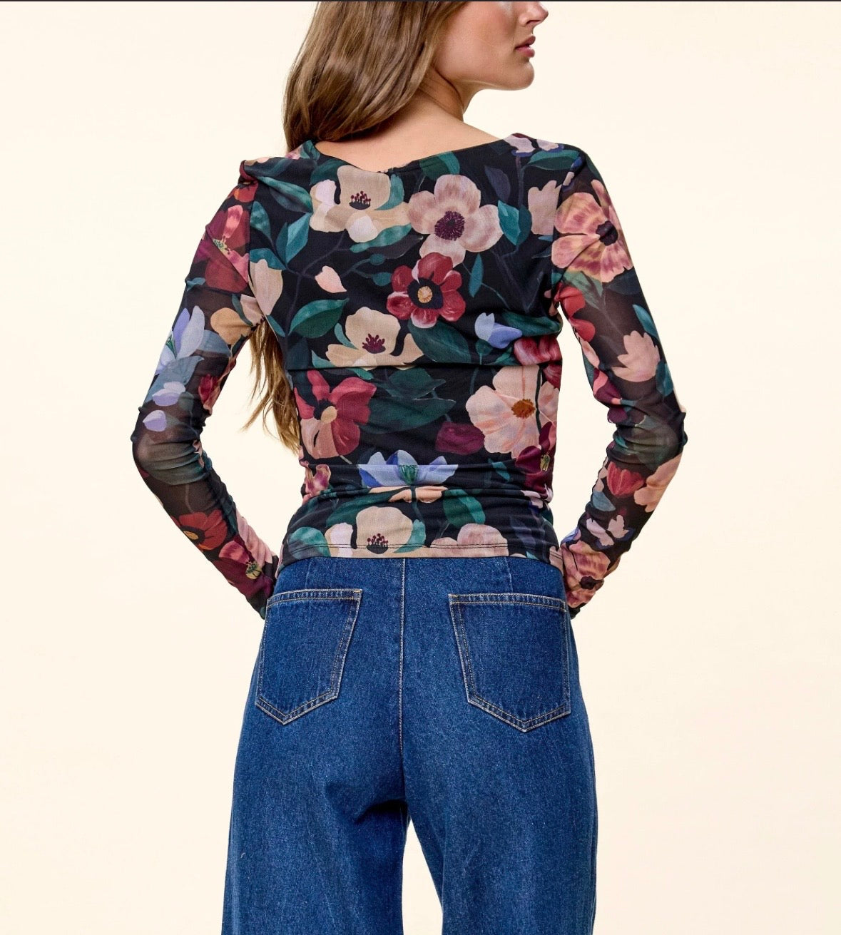 CARIAD TOP | BLACK ANDALUSIA