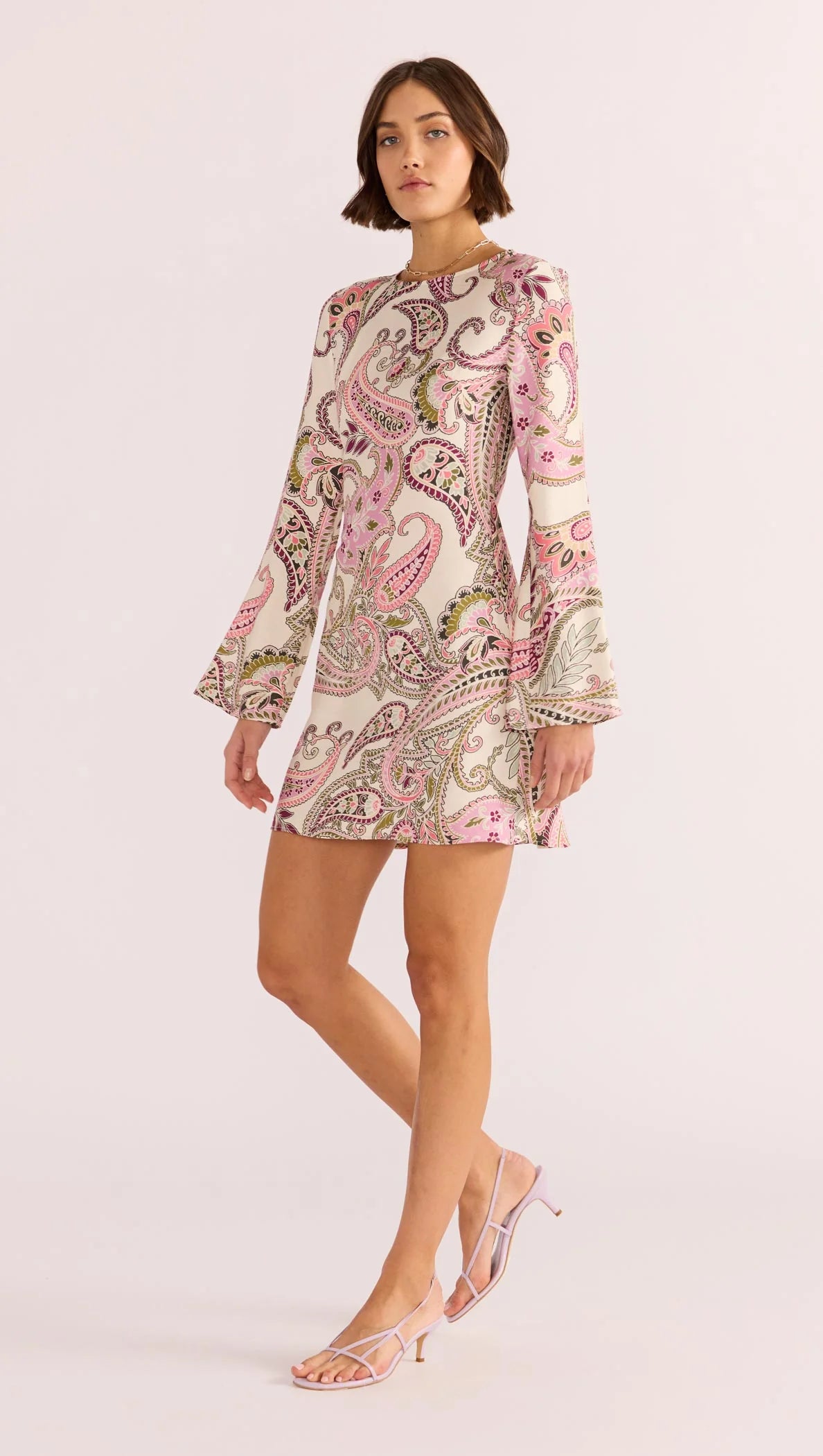 Mink Pink Paisley Print