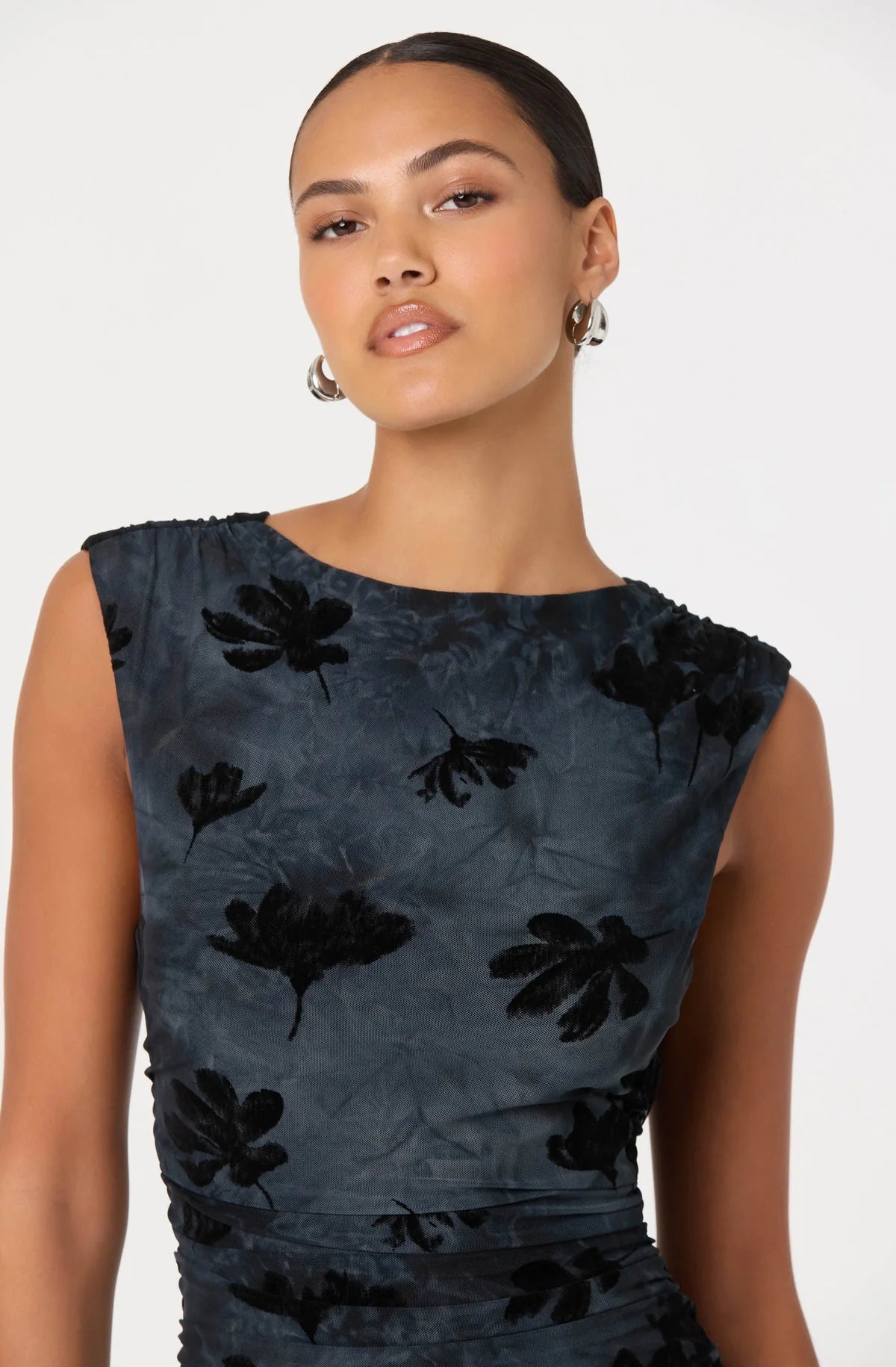 Tionne Floral Midi Dress