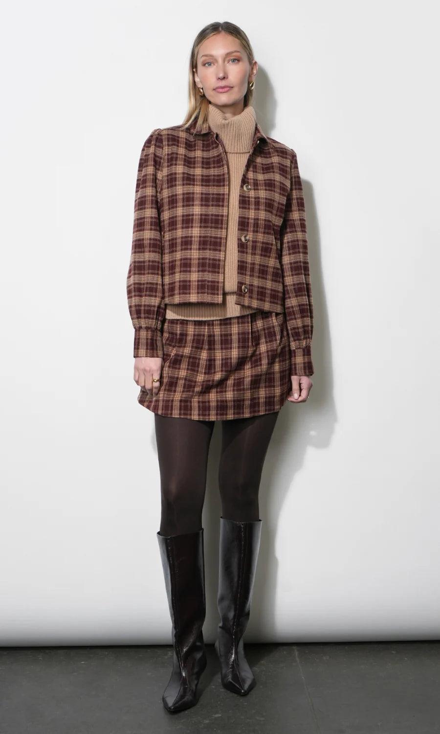Drew Plaid Shirt Jacket