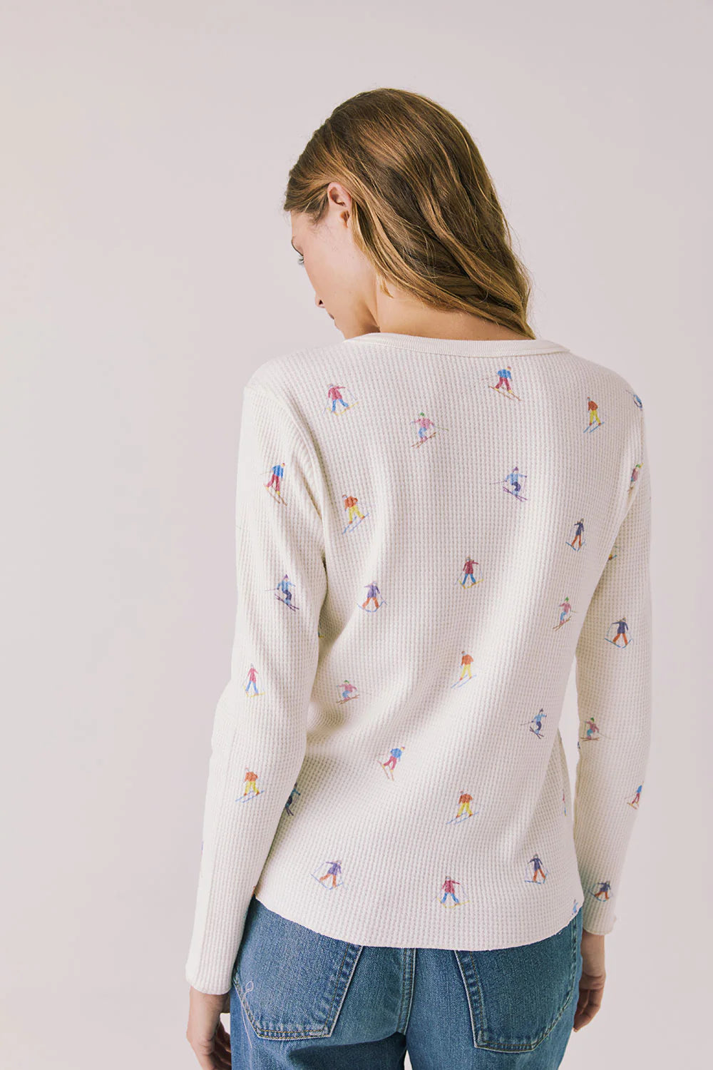 Allover Skiers Long Sleeve