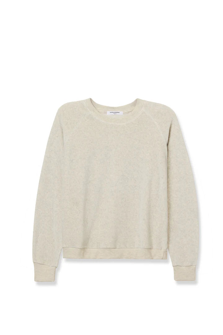 stella
velour crewneck sweatshirt