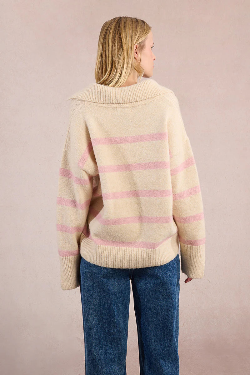 Pink Stripe Sweater