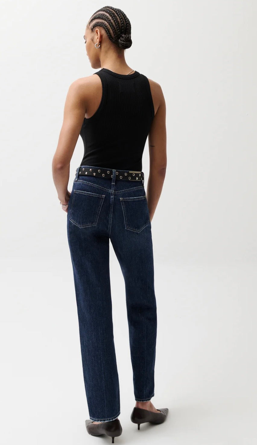 CASSIE SUPER HIGH RISE STRAIGHT JEAN - CULTIVATE