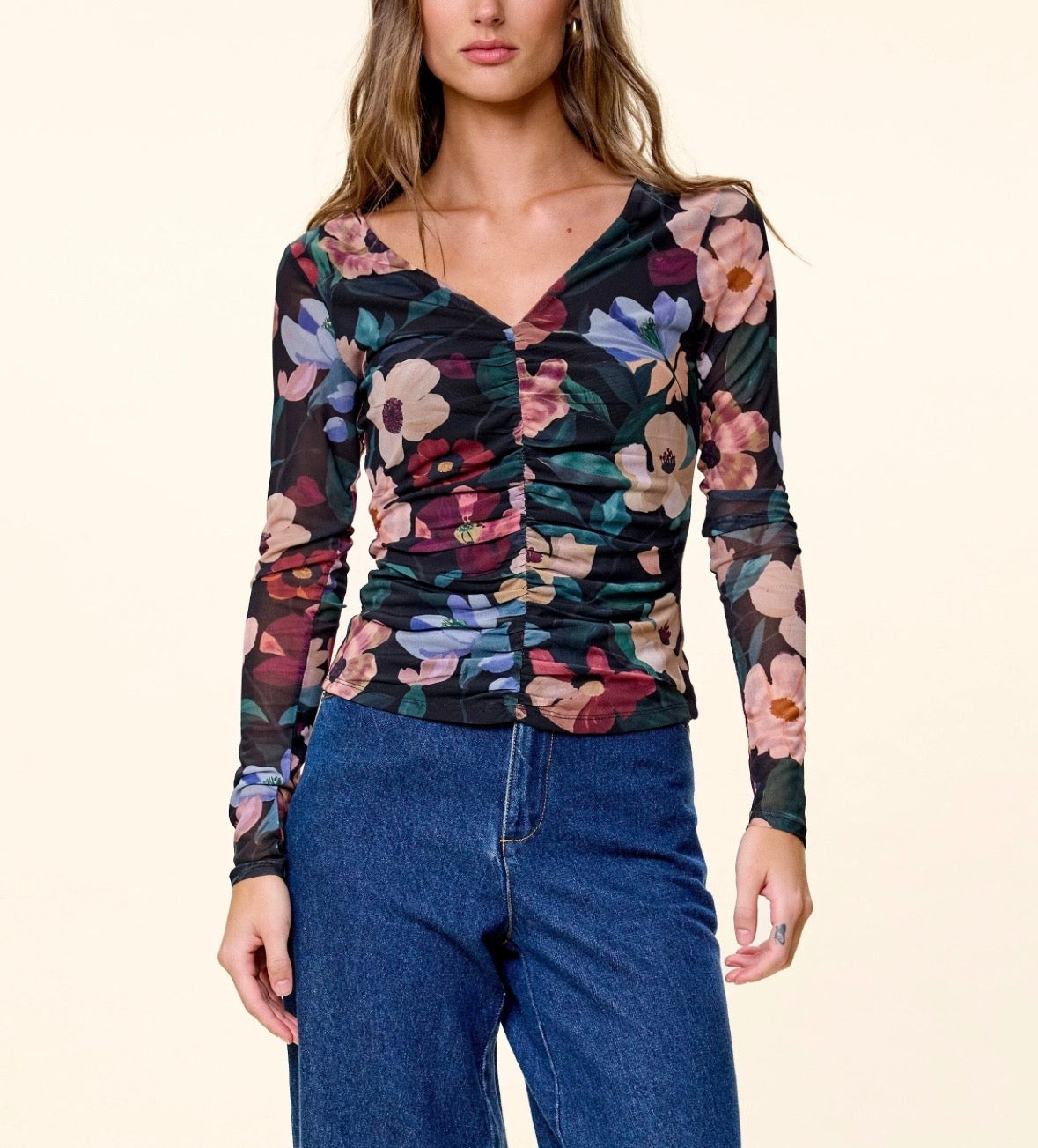 CARIAD TOP | BLACK ANDALUSIA