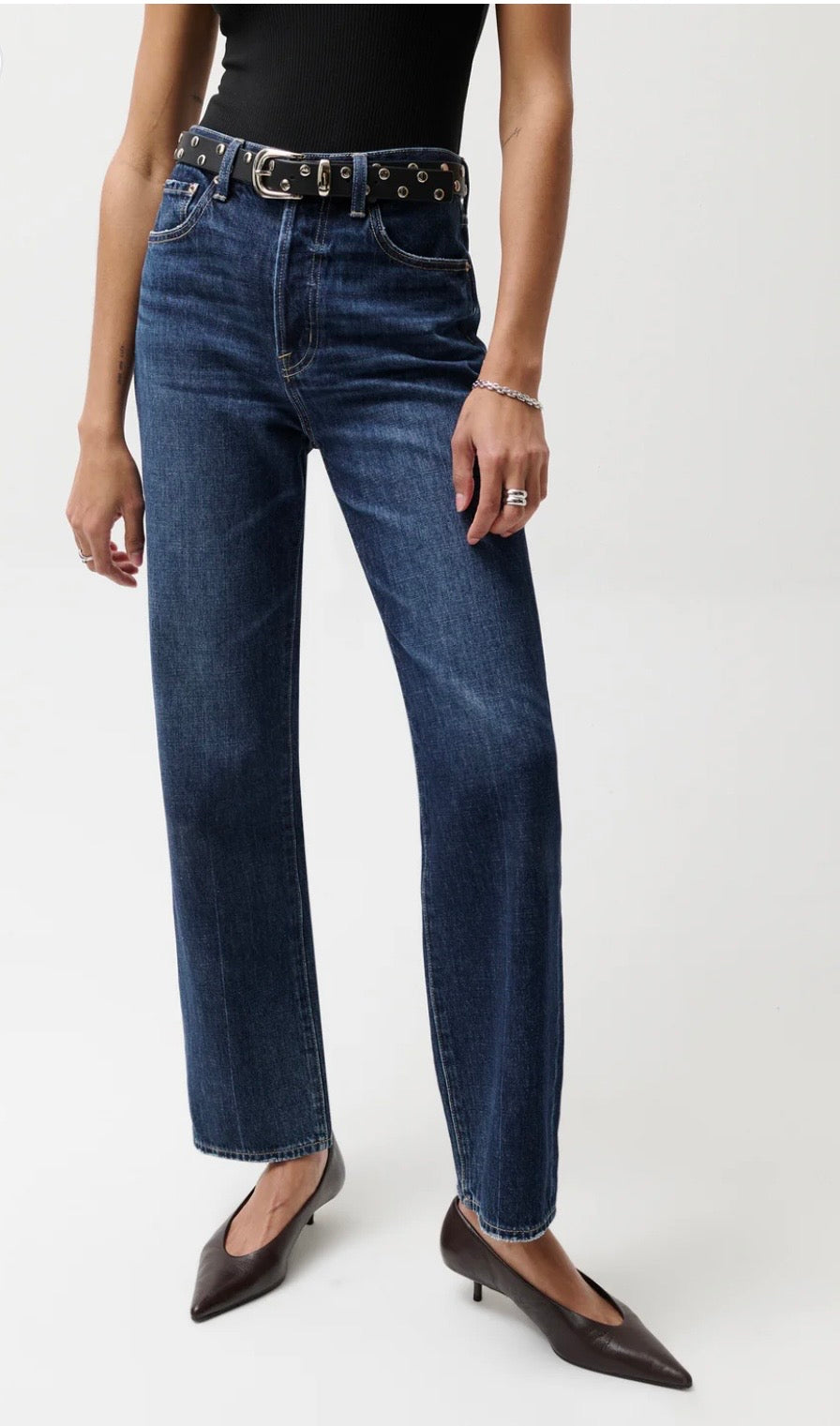 CASSIE SUPER HIGH RISE STRAIGHT JEAN - CULTIVATE