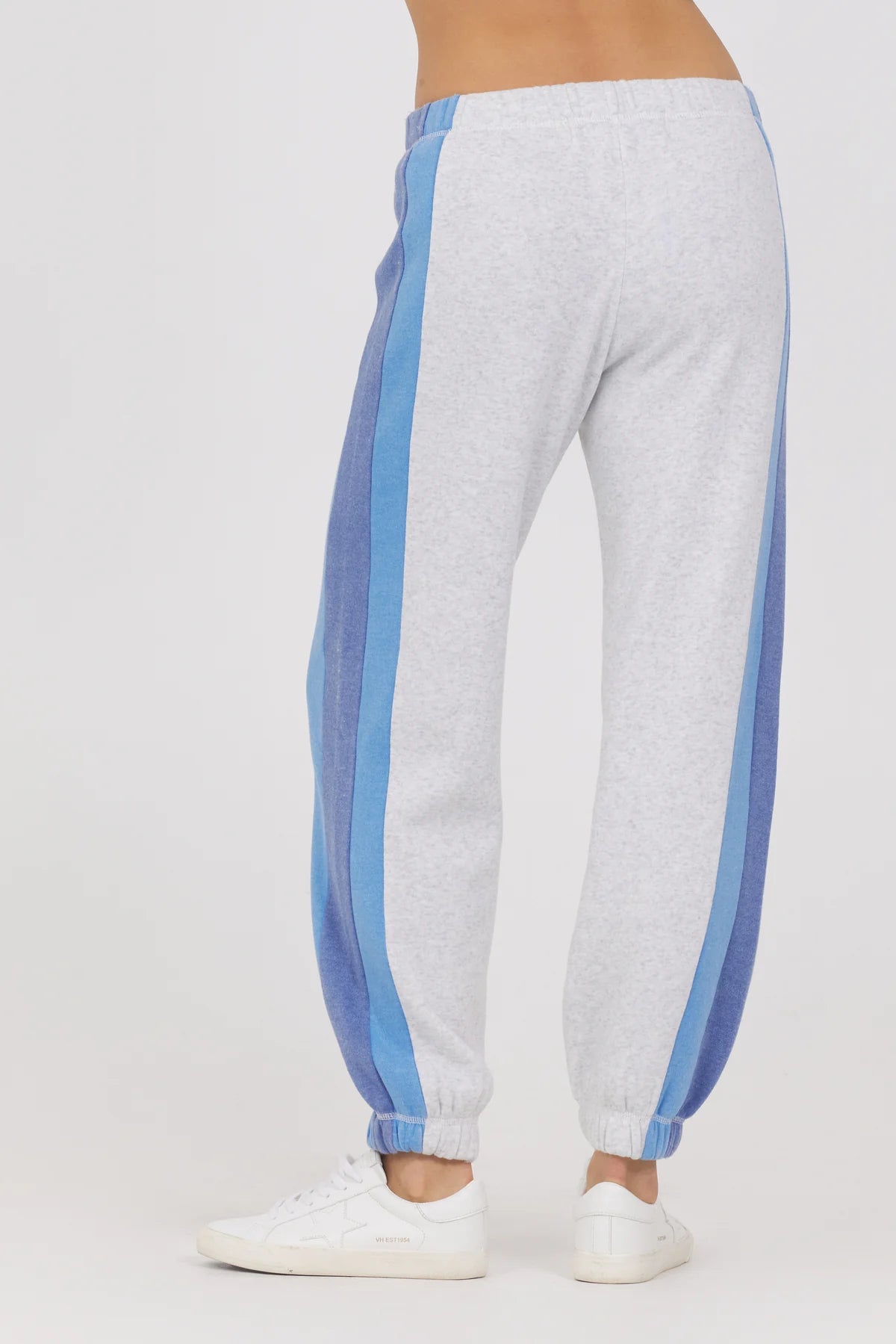 COLOR BLOCK BURNOUT FLEECE JOGGER