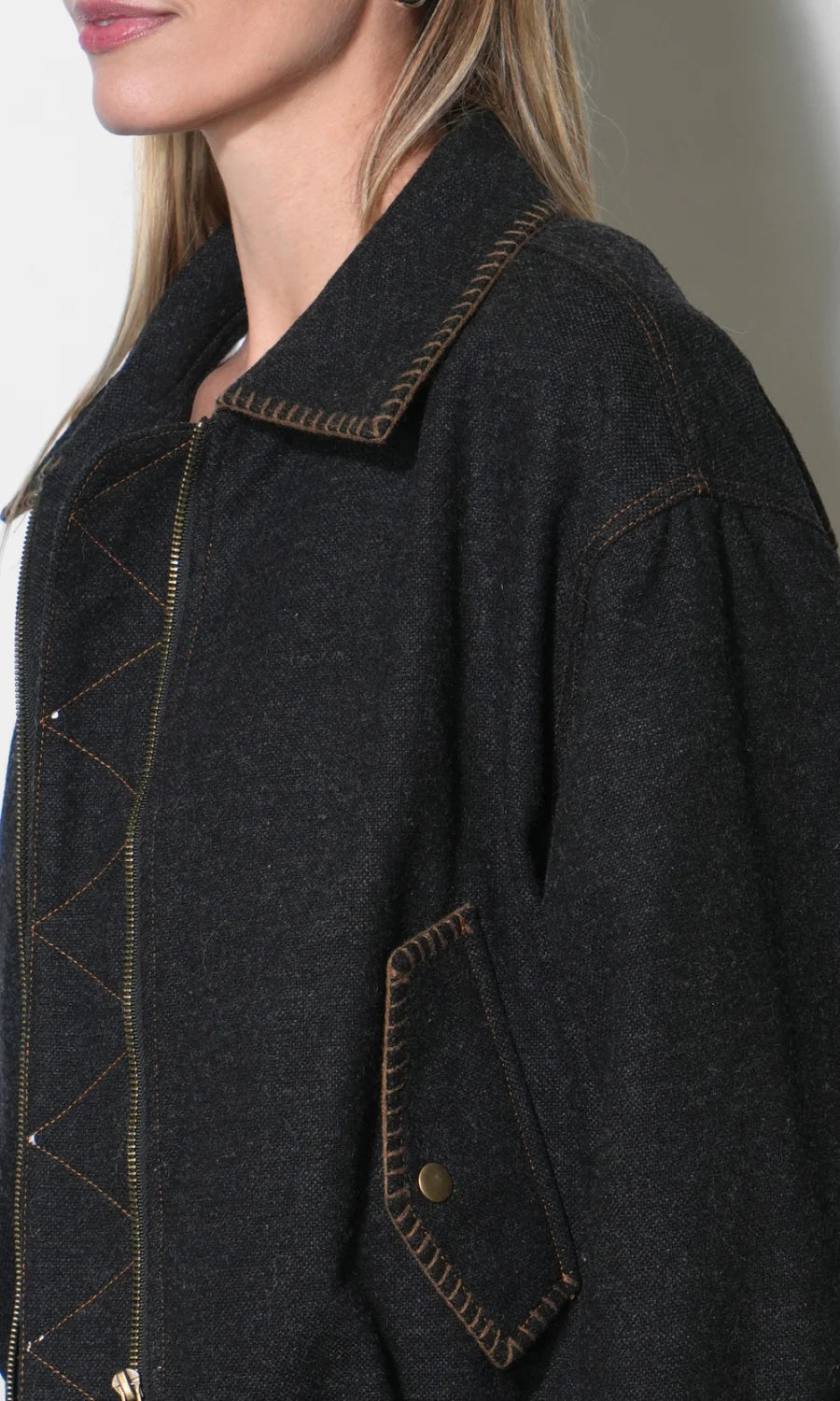 Kian Jacket with Embroidery Detail