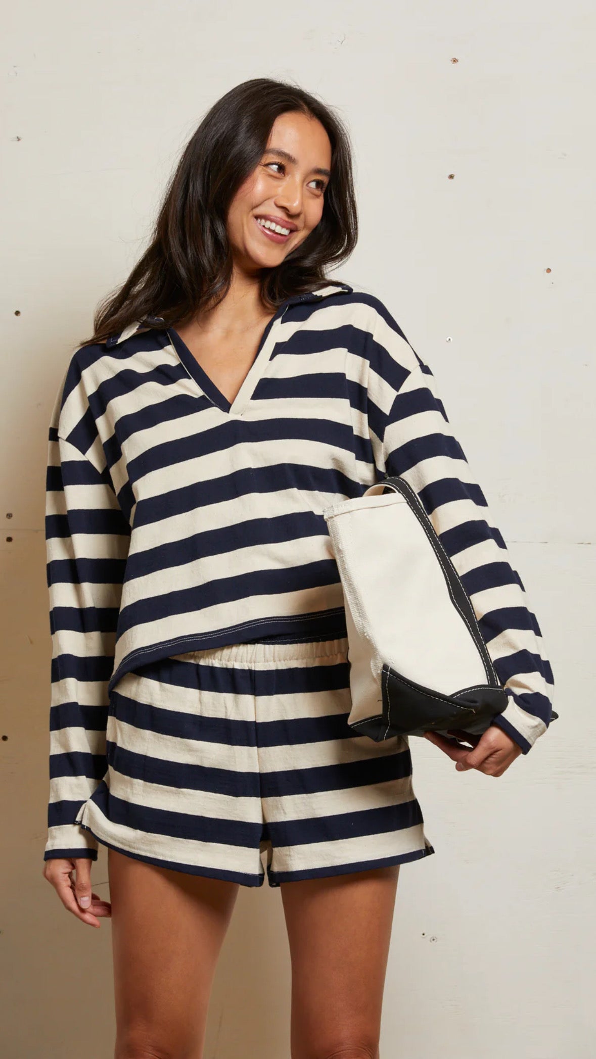 alison stripe
tennessee jersey collared shirt